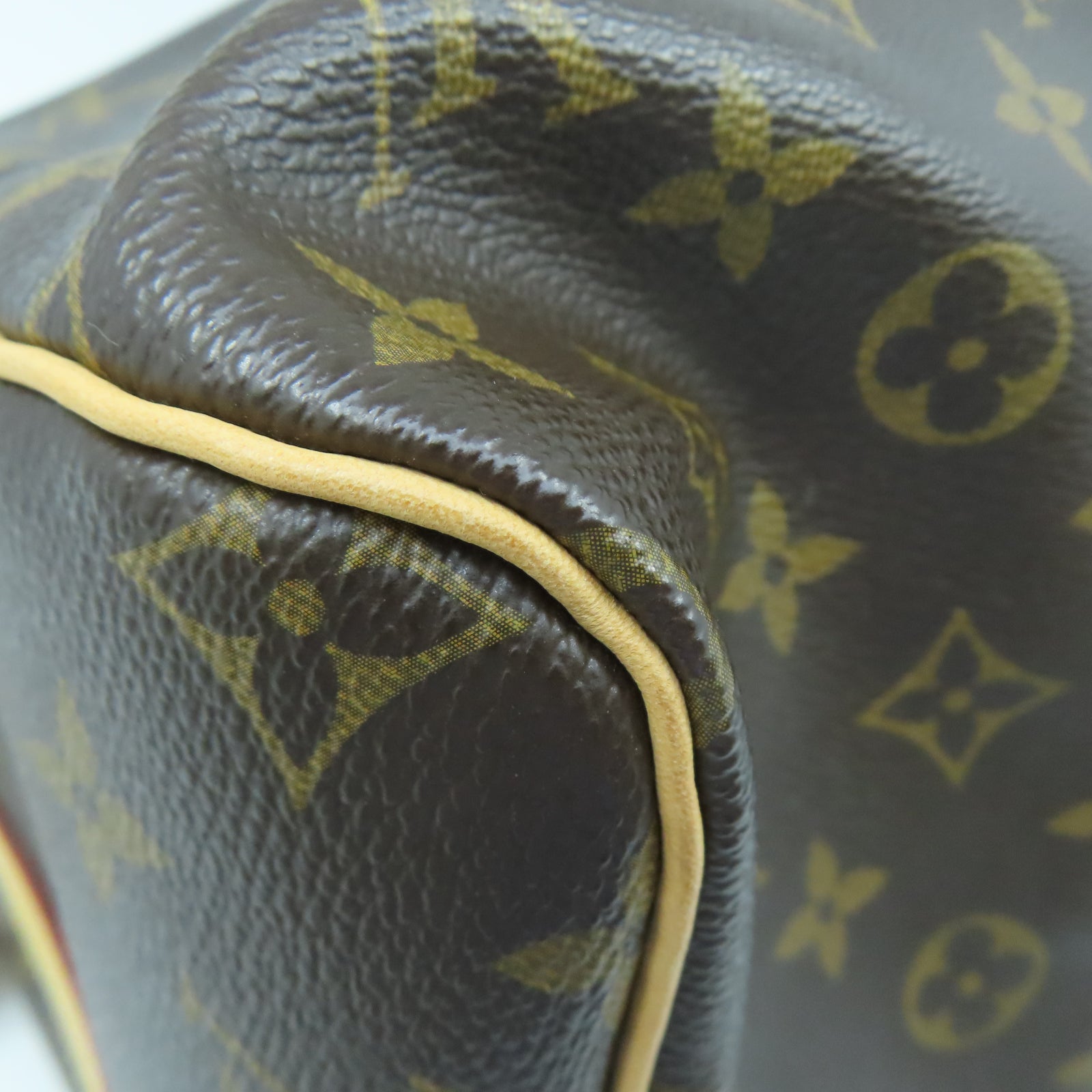 LOUIS VUITTON Monogram Speedy Bandouliere 30金扣肩背袋棕色