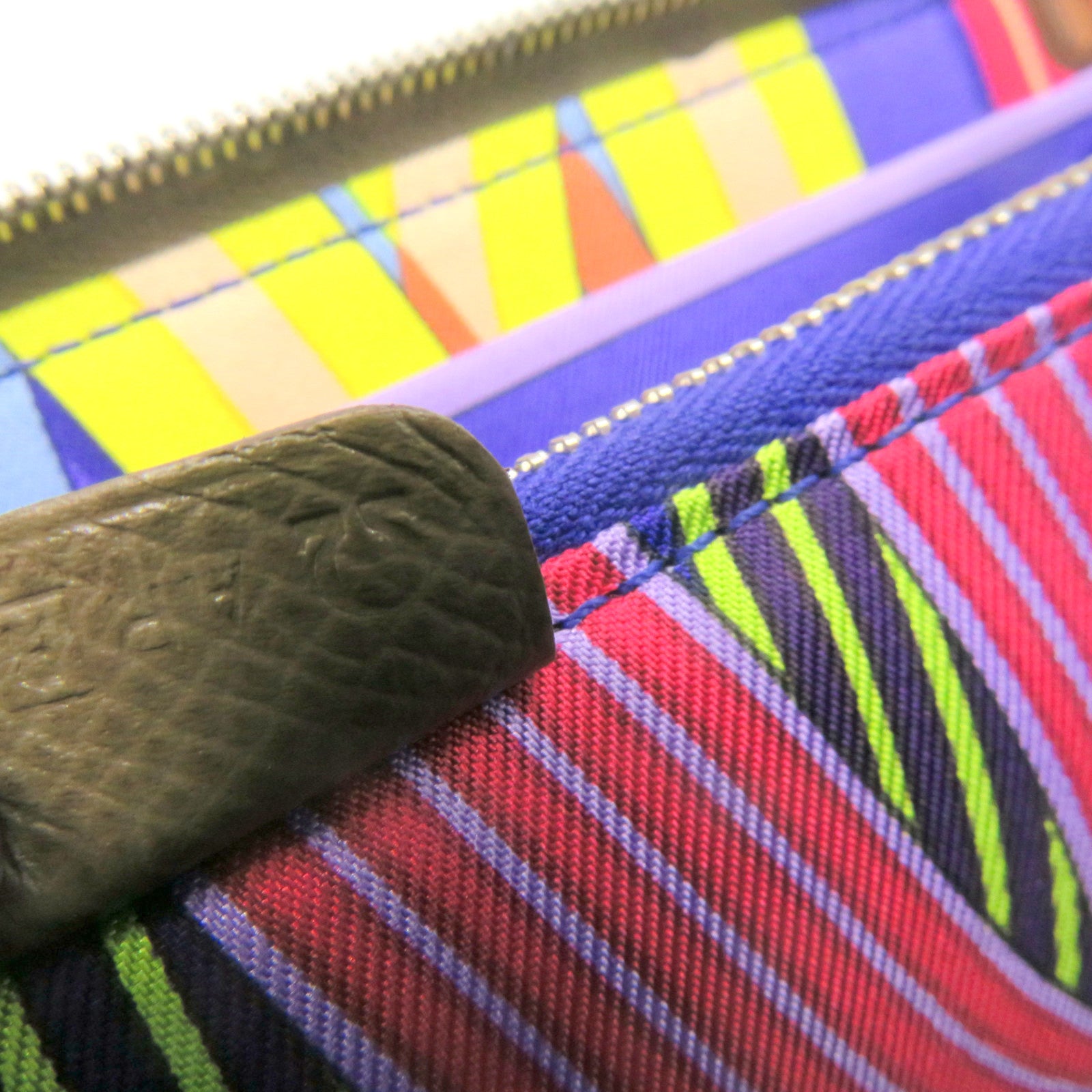 HERMES Epsom皮革Silk In Long Wallet拉鏈長錢包Etoupe啡色