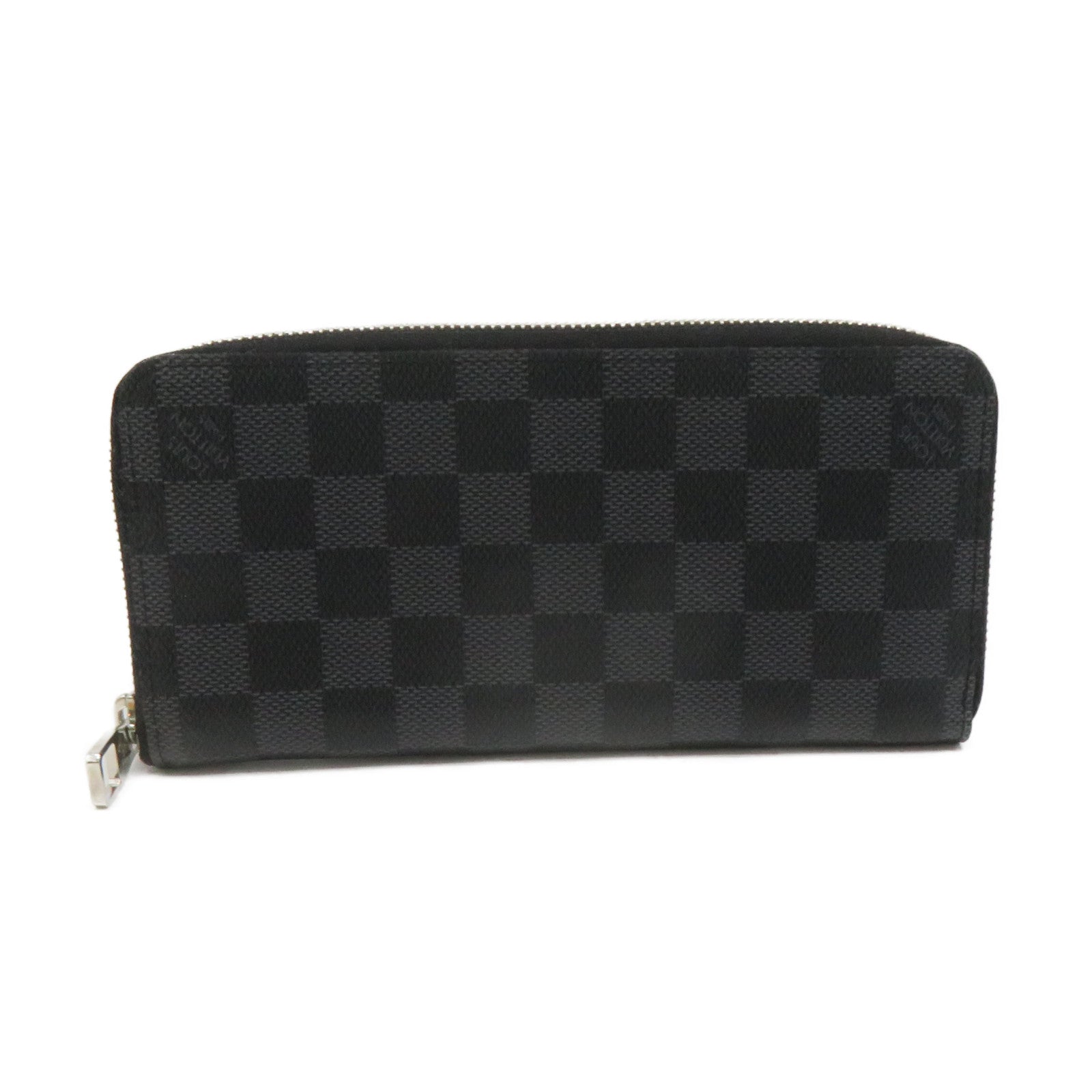 LOUIS VUITTON Damier Zippy Long Wallet拉鏈長錢包黑色
