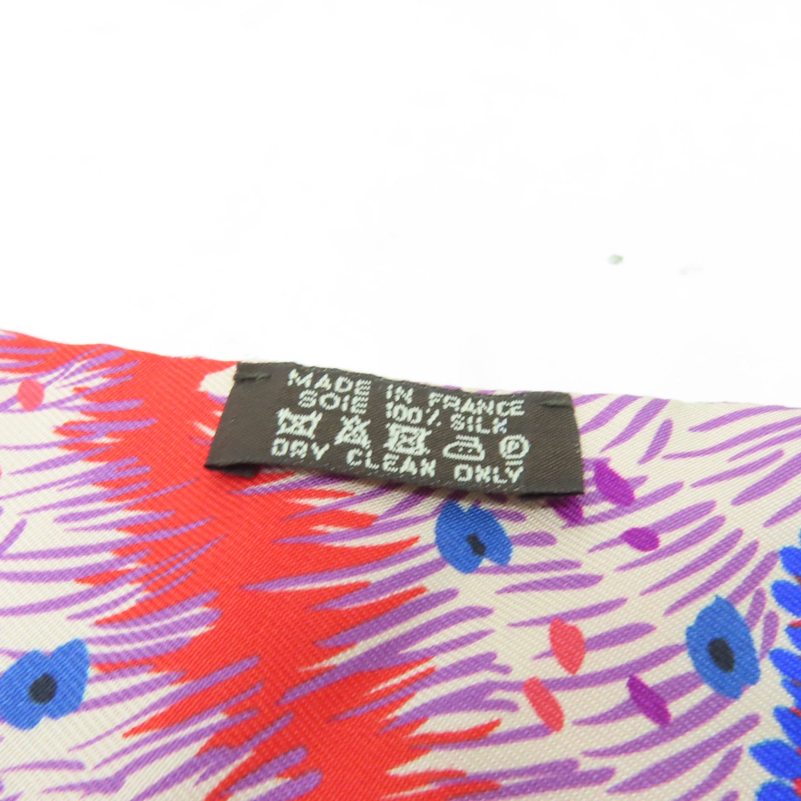 HERMES 絲質Twilly絲巾紅色