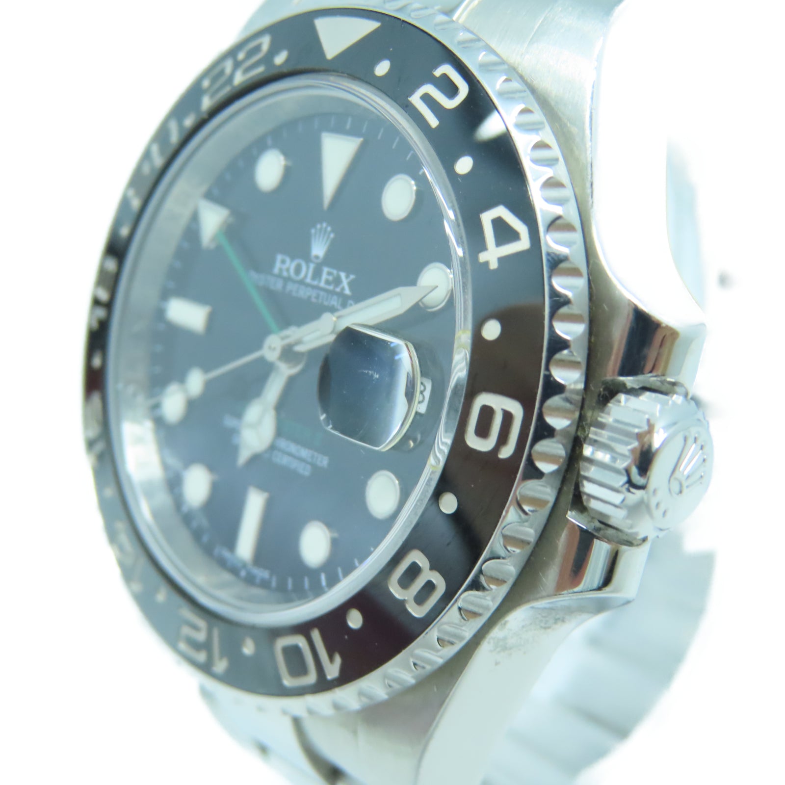 ROLEX GMT Master II不鏽鋼手錶自動機芯黑色