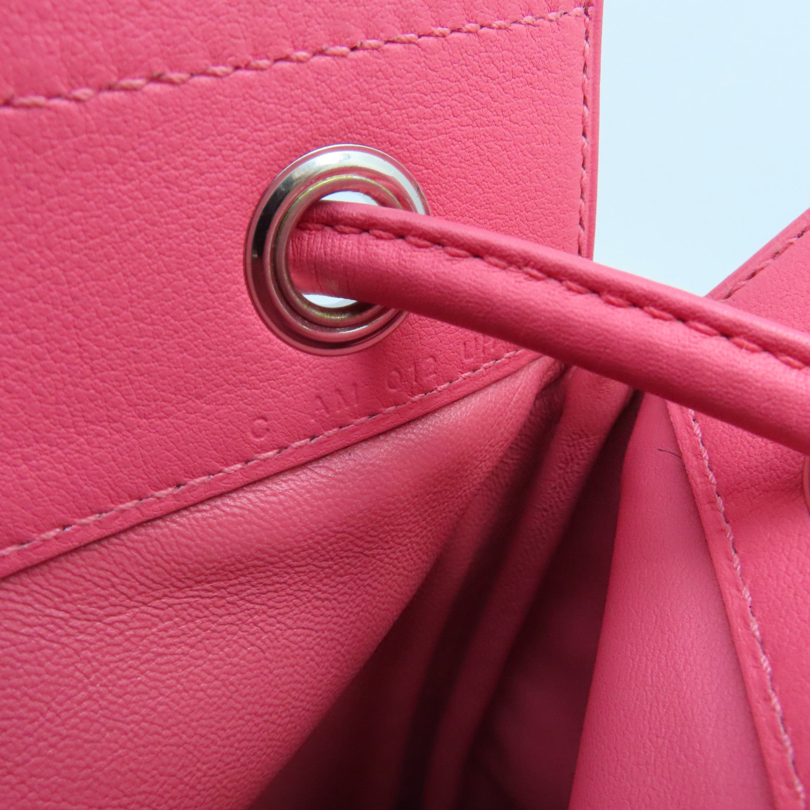 HERMES Swift皮革Aline Mini銀扣肩背袋Rose Azalee粉紅色