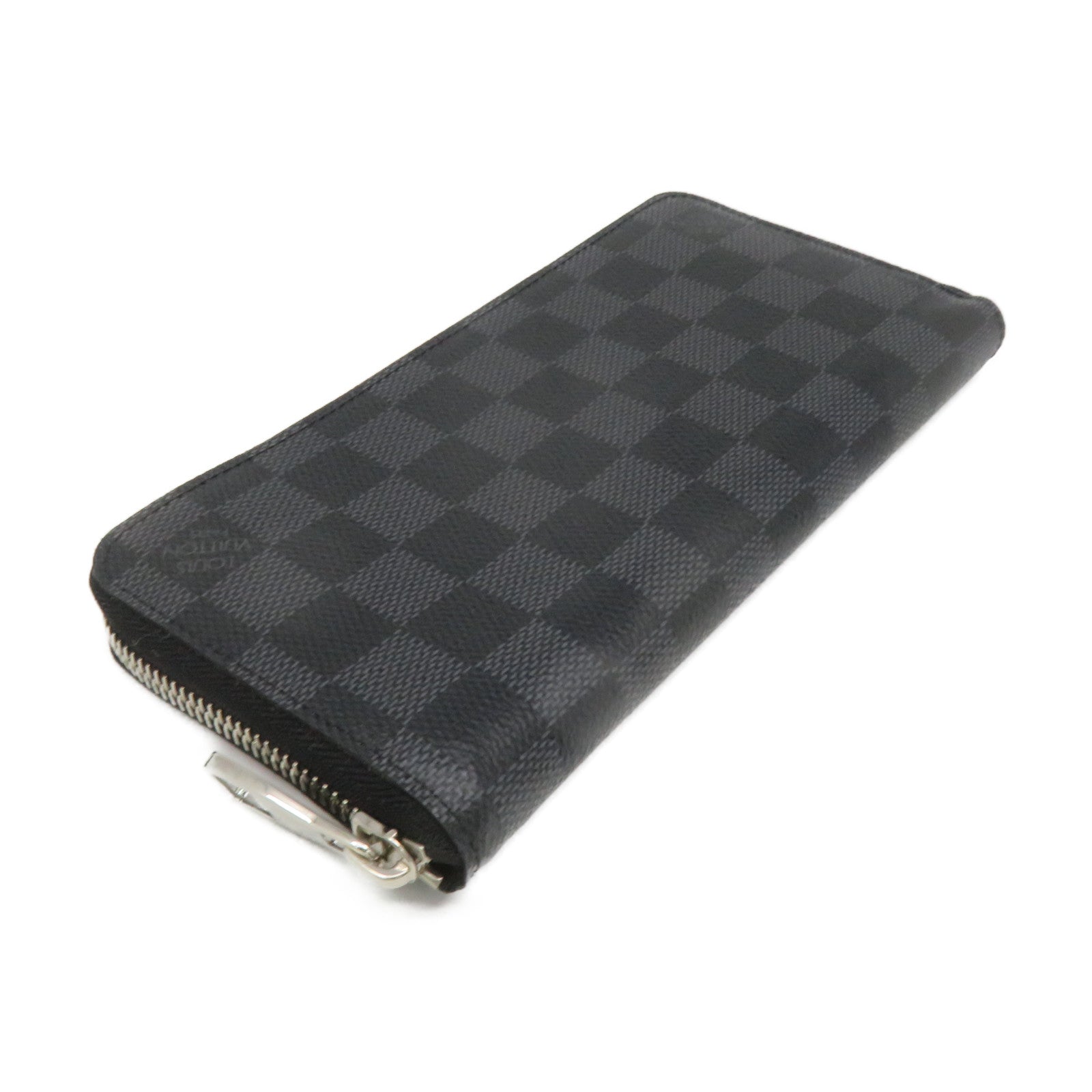 LOUIS VUITTON Damier Zippy Long Wallet拉鏈長錢包黑色