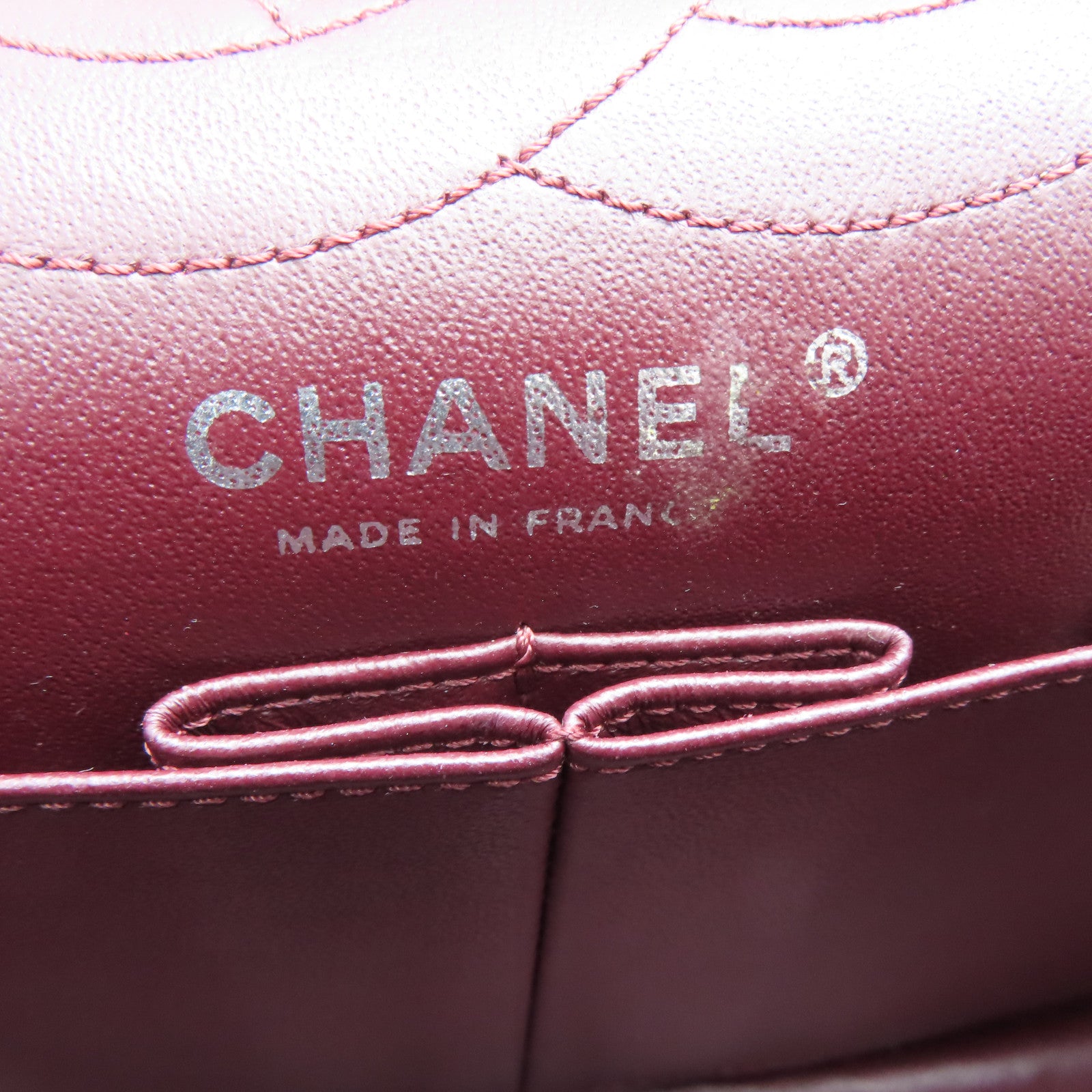 CHANEL 菱格Aged Calf皮革Chain Shoulder银扣链带肩背袋黑色
