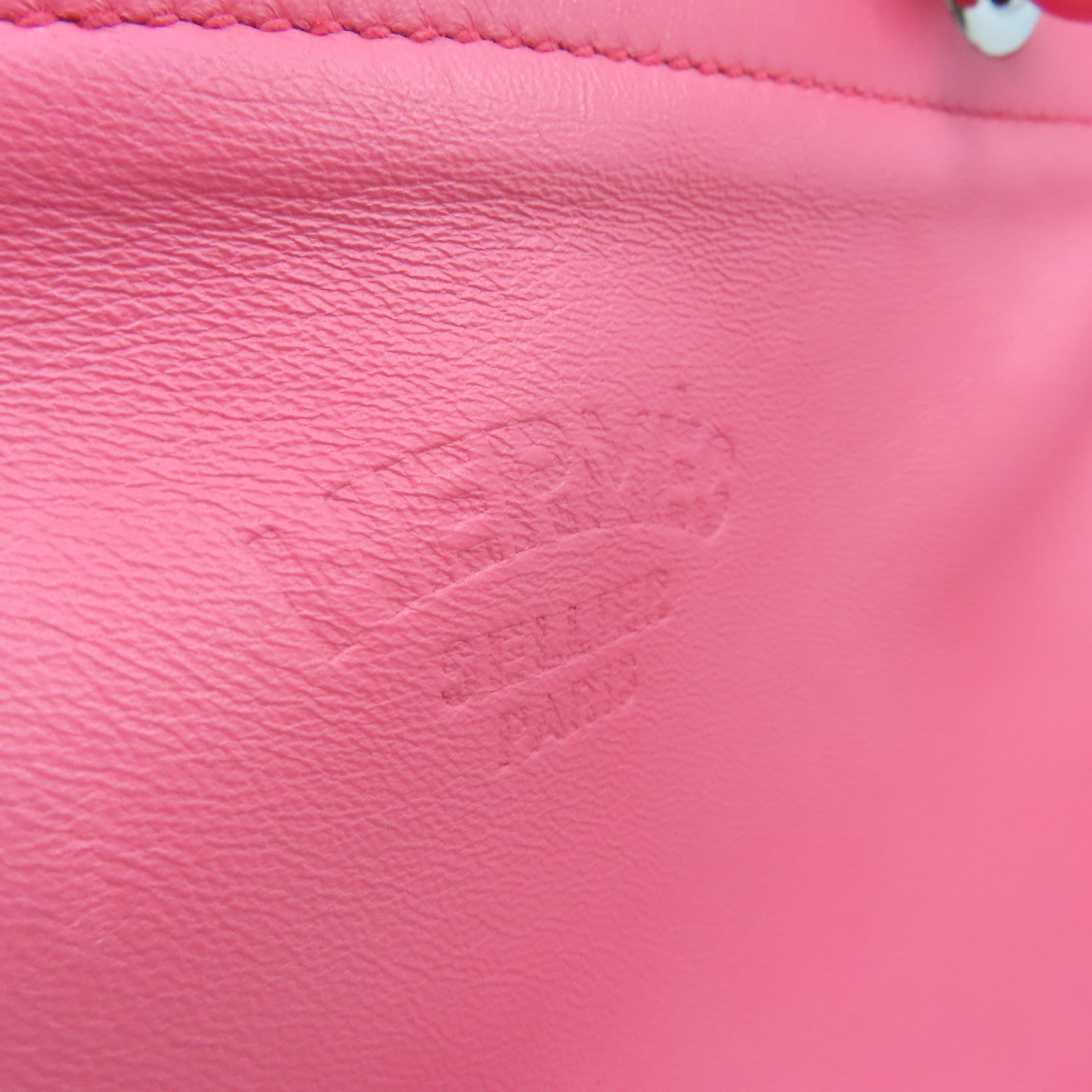 HERMES Swift皮革Aline Mini銀扣肩背袋Rose Azalee粉紅色