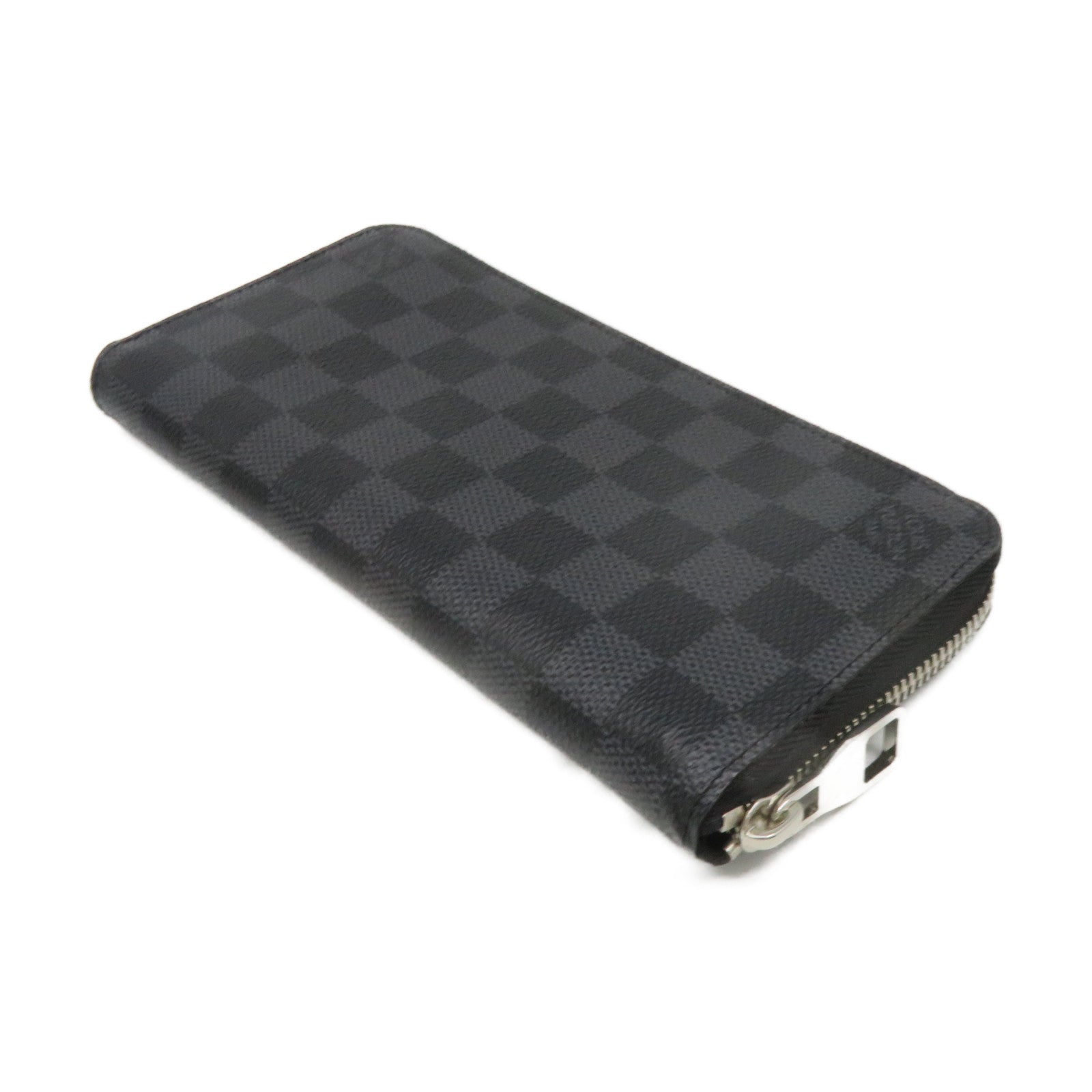 LOUIS VUITTON Damier Zippy Long Wallet拉鏈長錢包黑色
