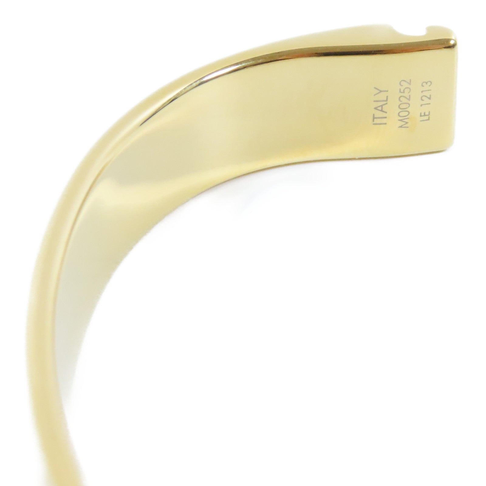 LOUIS VUITTON 金屬Nanogram Cuff Bracelet手鐲金色