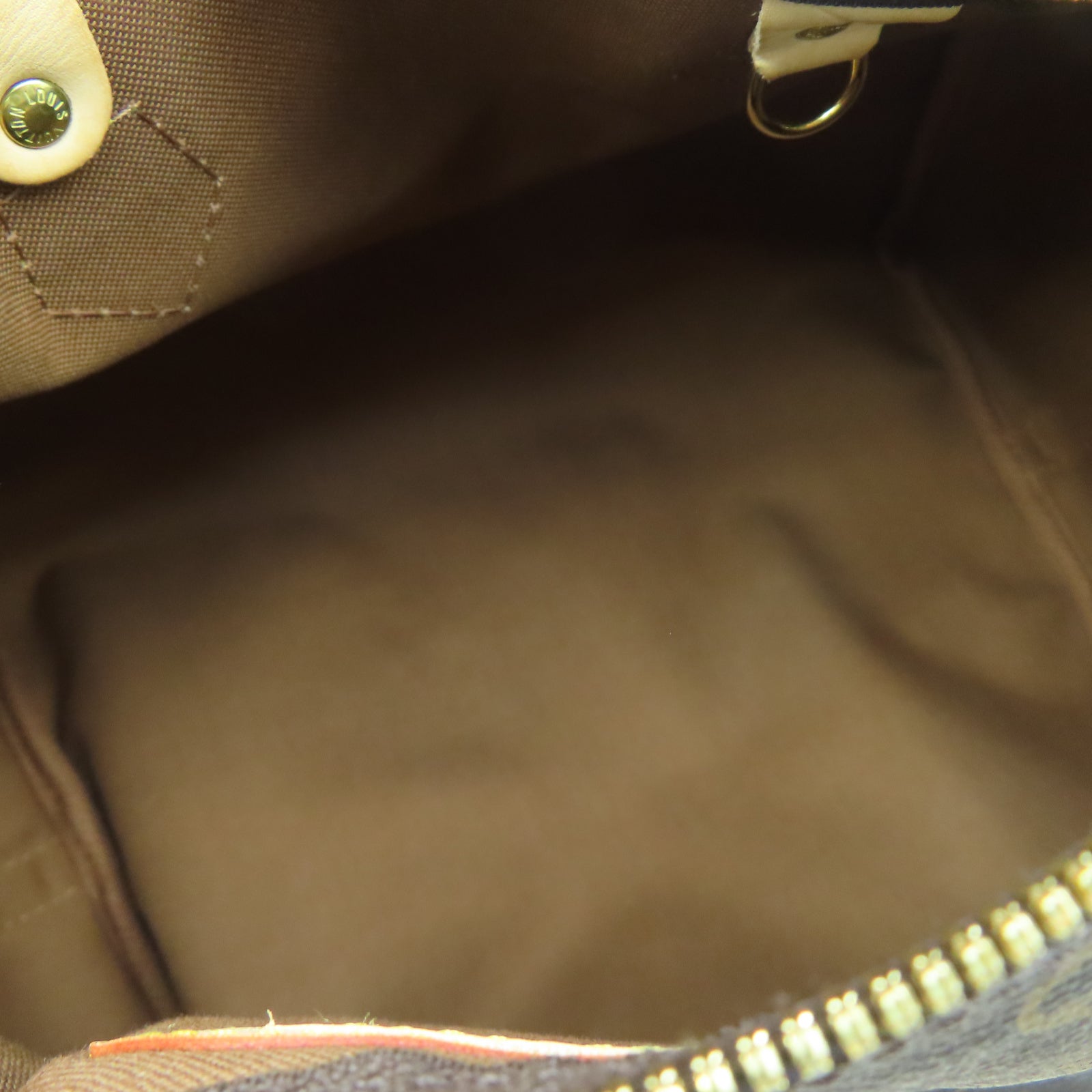 LOUIS VUITTON Monogram Speedy Bandouliere 30金扣肩背袋棕色