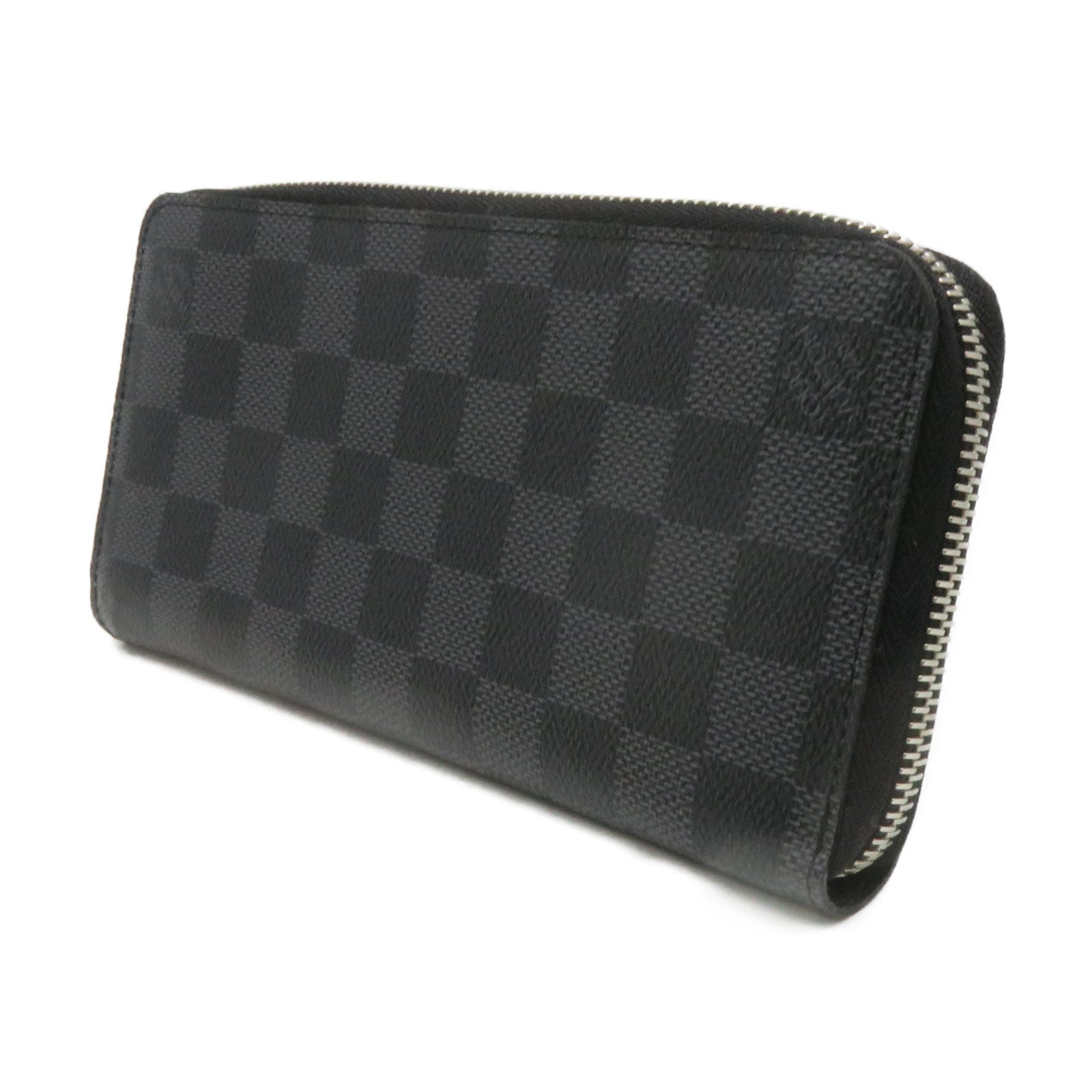 LOUIS VUITTON Damier Zippy Long Wallet拉鏈長錢包黑色