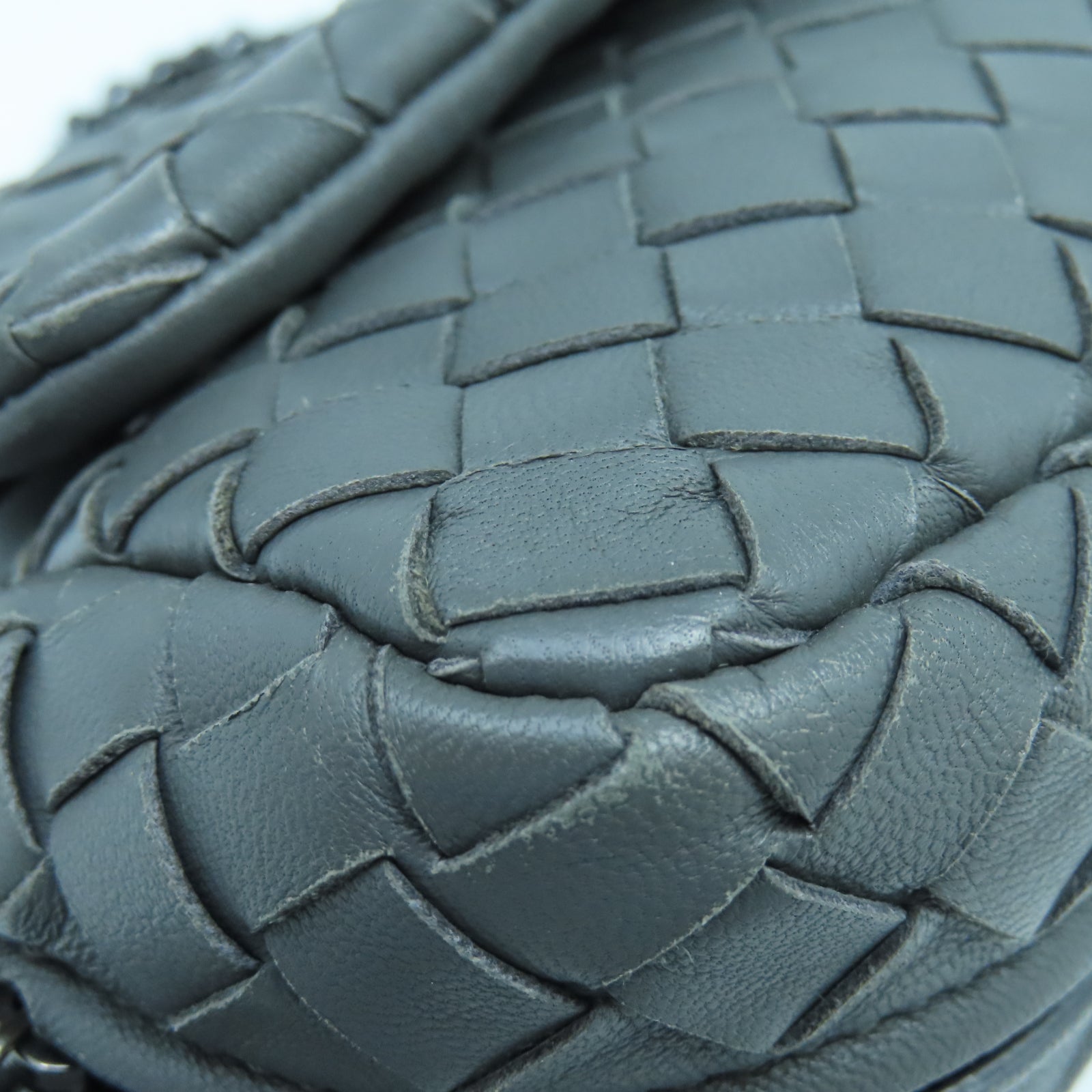 BOTTEGA VENETA 羊皮皮革Chain Shoulder肩背袋黑色