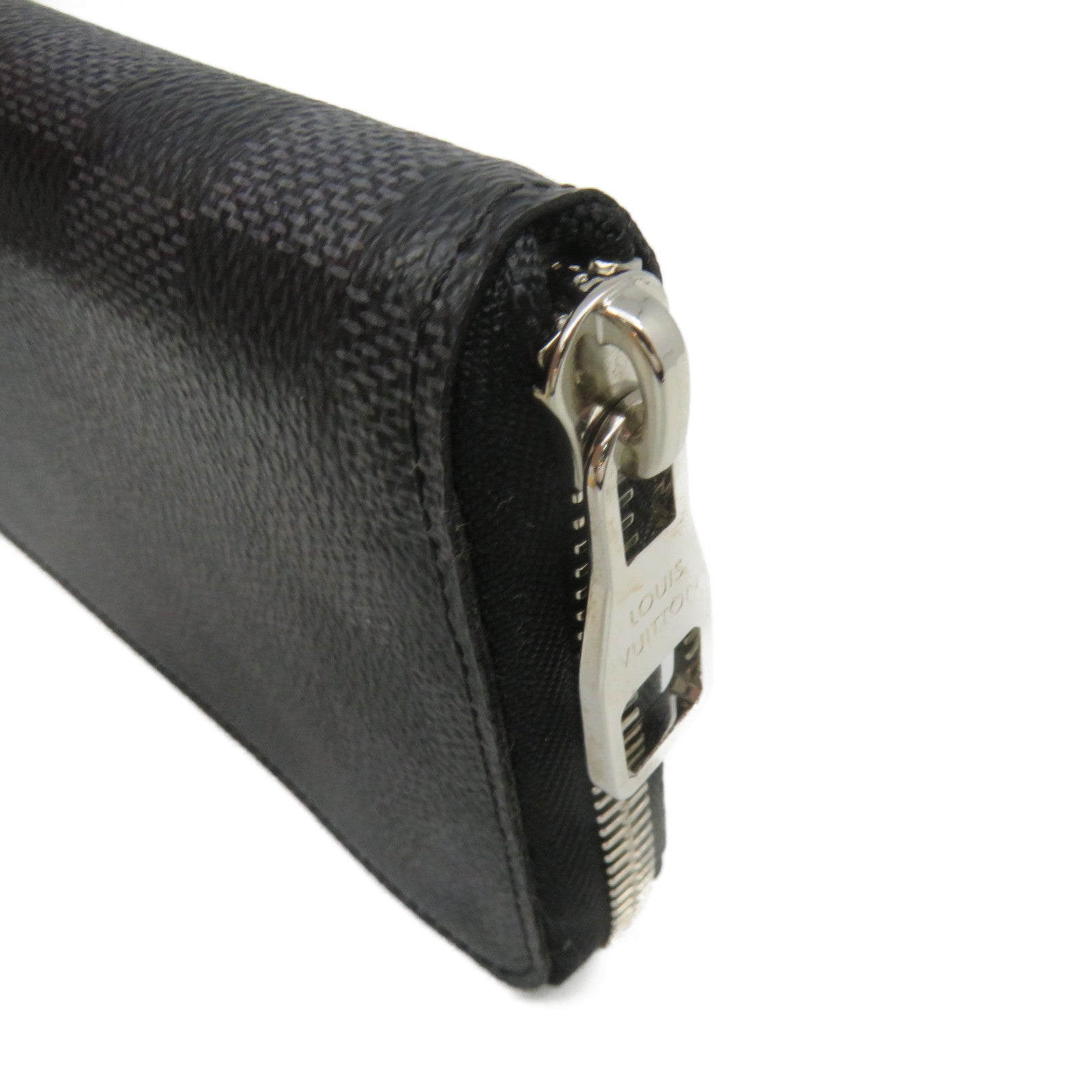 LOUIS VUITTON Damier Zippy Long Wallet拉鏈長錢包黑色
