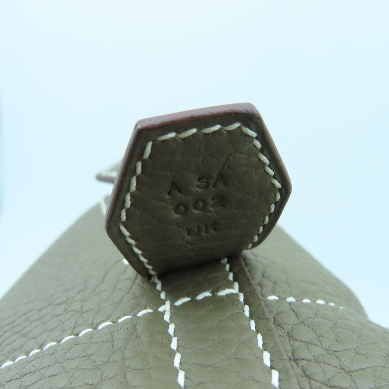 HERMES Clemence皮革Bolide 31銀扣手挽肩背兩用袋大象灰