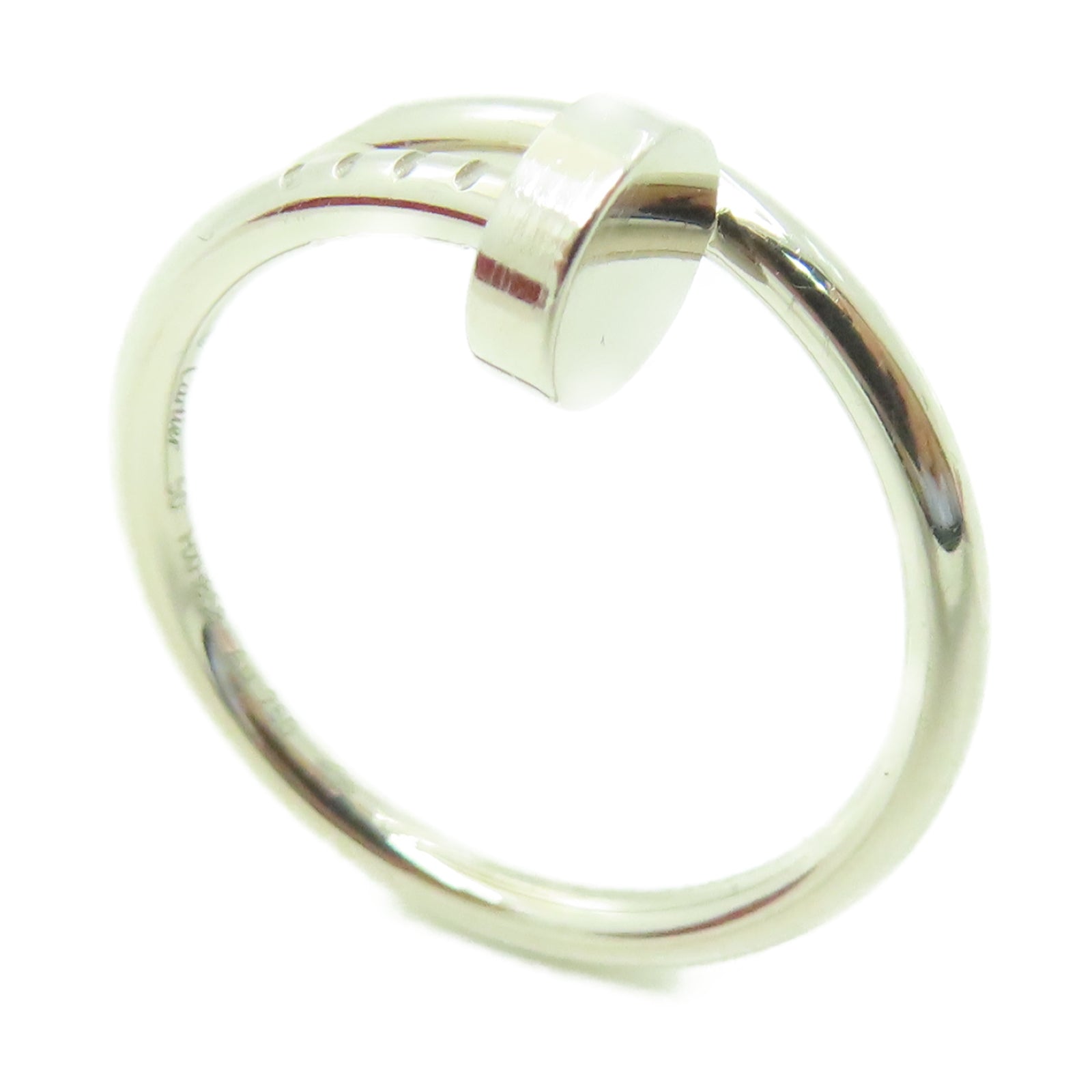 CARTIER 【激減優惠】18K白金Just Un Clou Ring戒指US#6