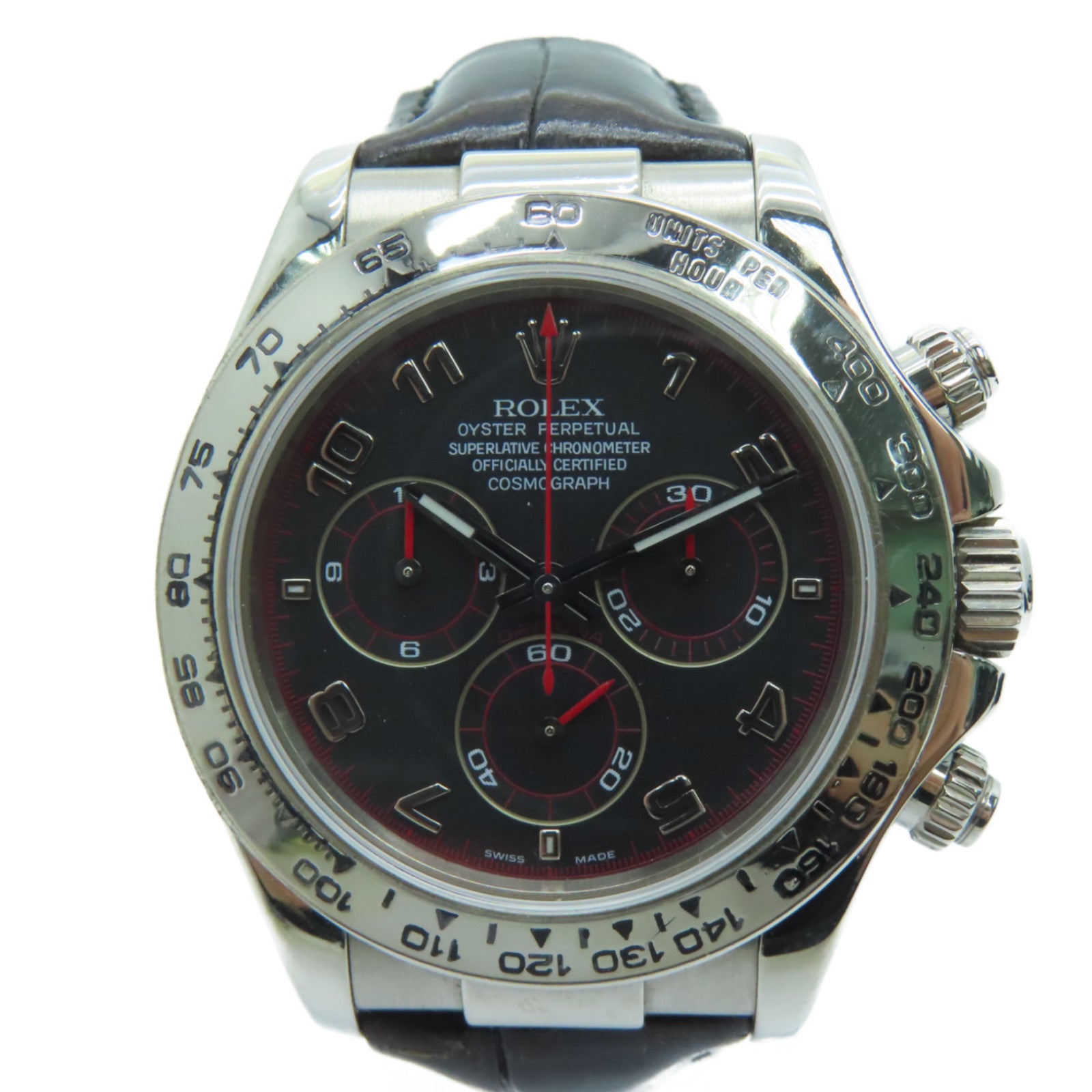 ROLEX Daytona铂金/不锈钢手表自动机芯灰色