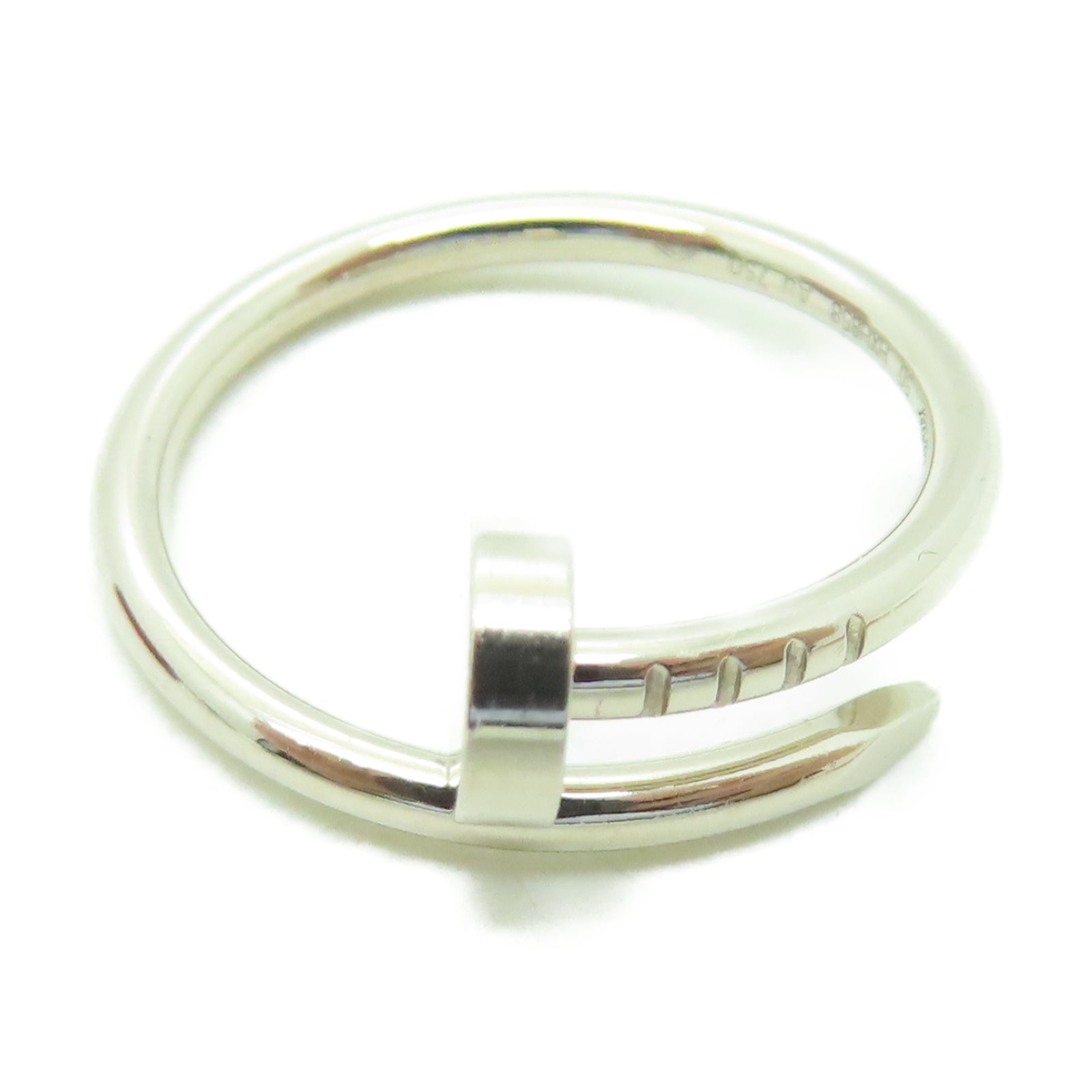 CARTIER 【激減優惠】18K白金Just Un Clou Ring戒指US#6