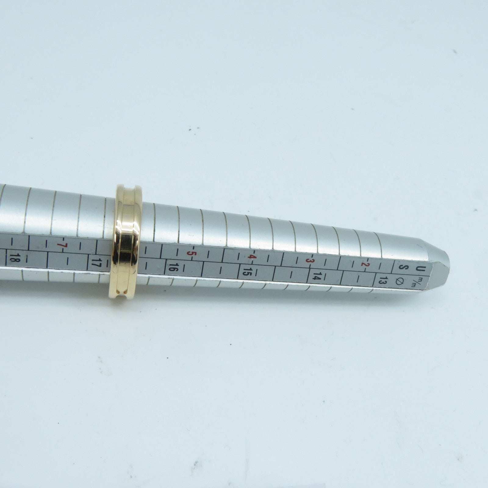 BVLGARI 18K玫瑰金B-Zero.1 Ring戒指BVLGARI#52/US#6