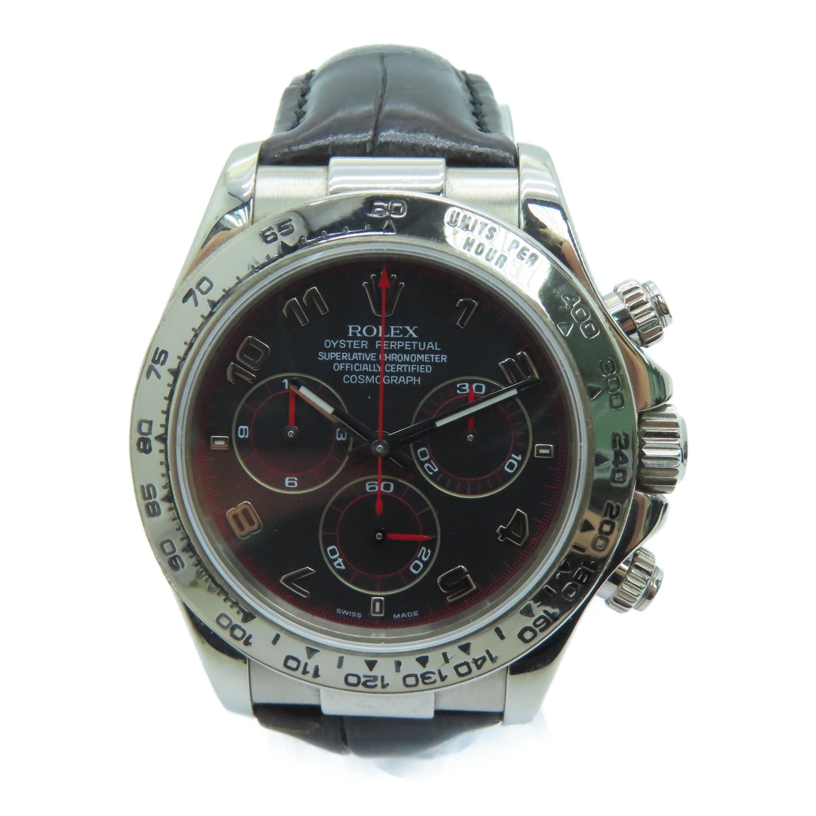 ROLEX Daytona铂金/不锈钢手表自动机芯灰色