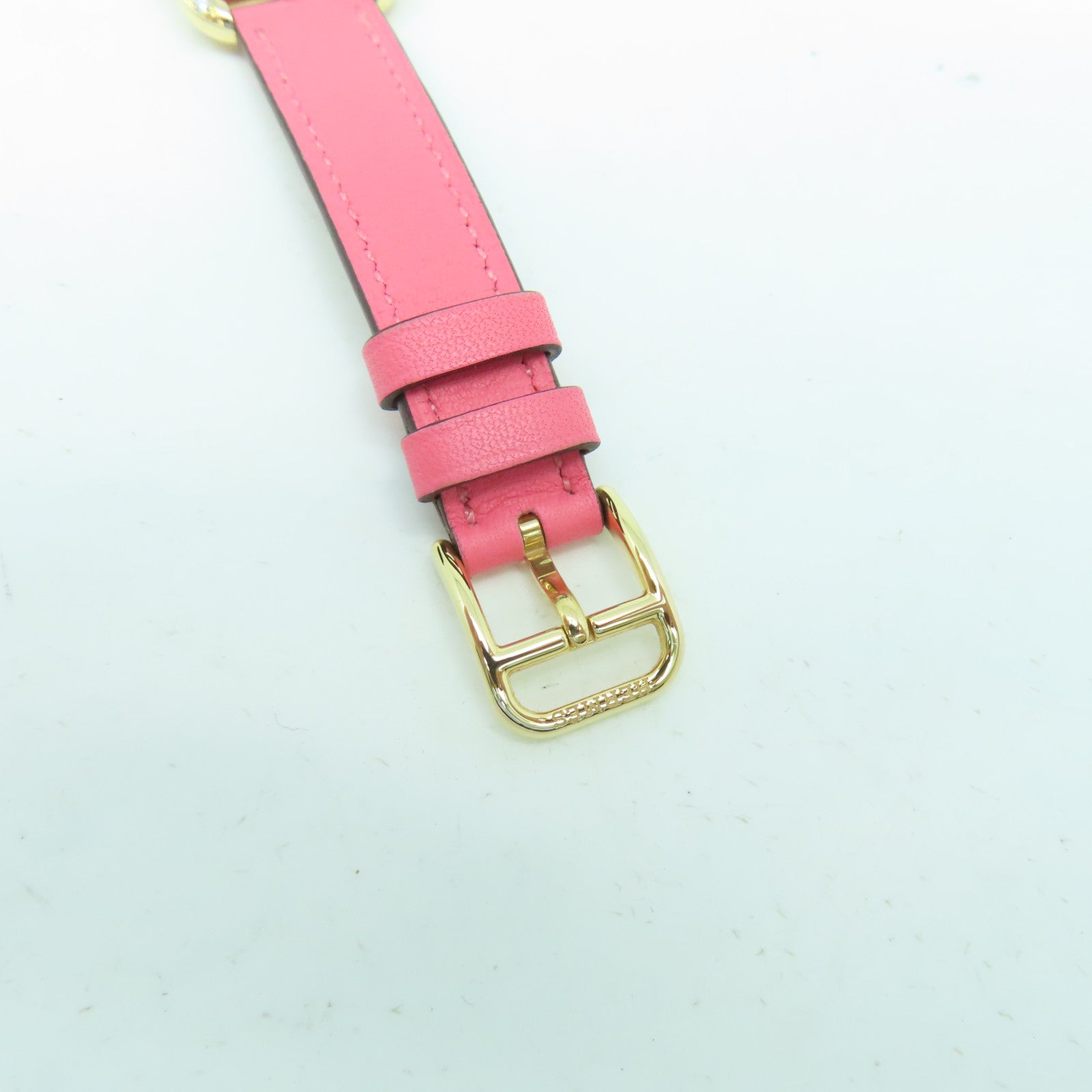 HERMES Cape Cod 18K玫瑰金手錶石英機芯白色