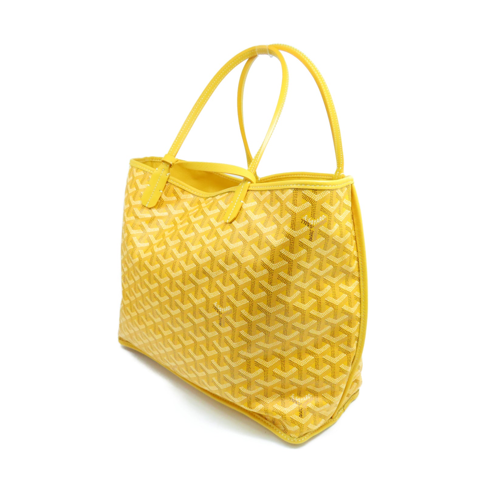 GOYARD coated canvas Anjou PM Bag silver buckle shoulder bag