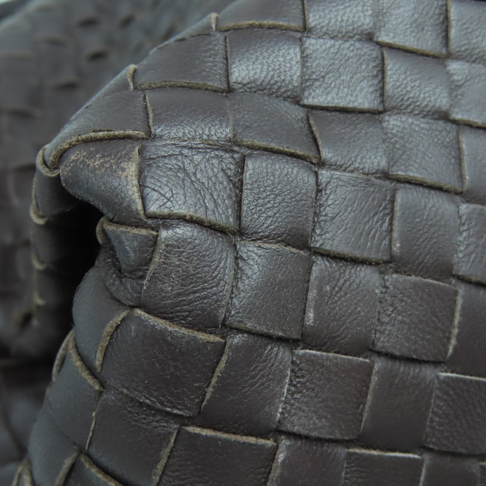 BOTTEGA VENETA 羊皮皮革Shoulder Bag銀扣肩背袋棕色
