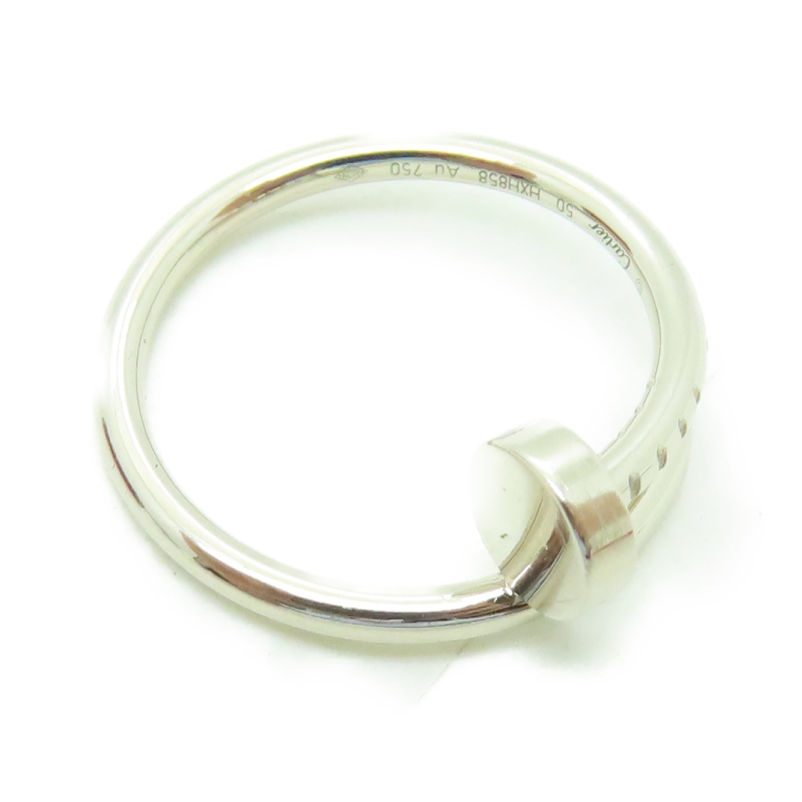 CARTIER 【激減優惠】18K白金Just Un Clou Ring戒指US#6