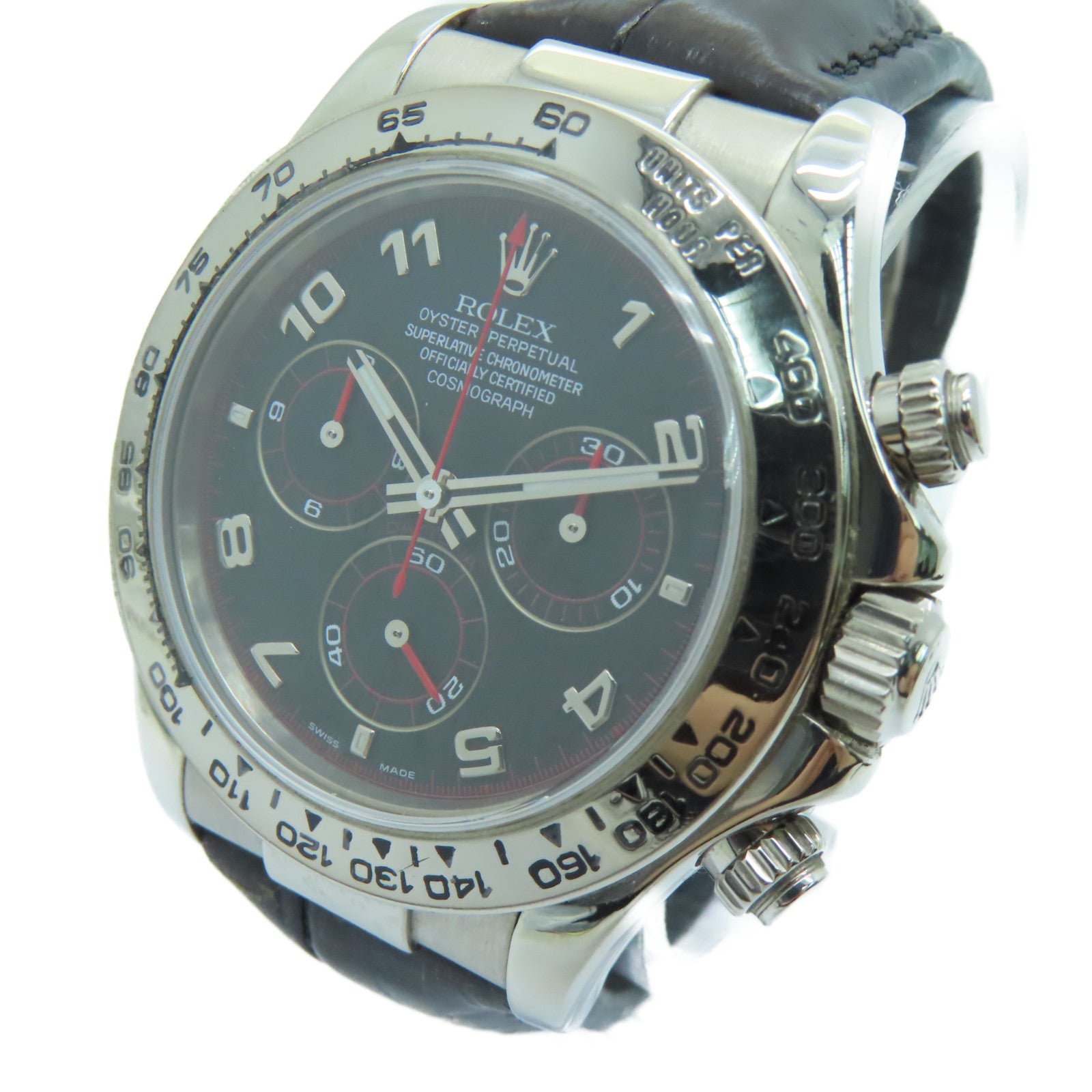 ROLEX Daytona铂金/不锈钢手表自动机芯灰色
