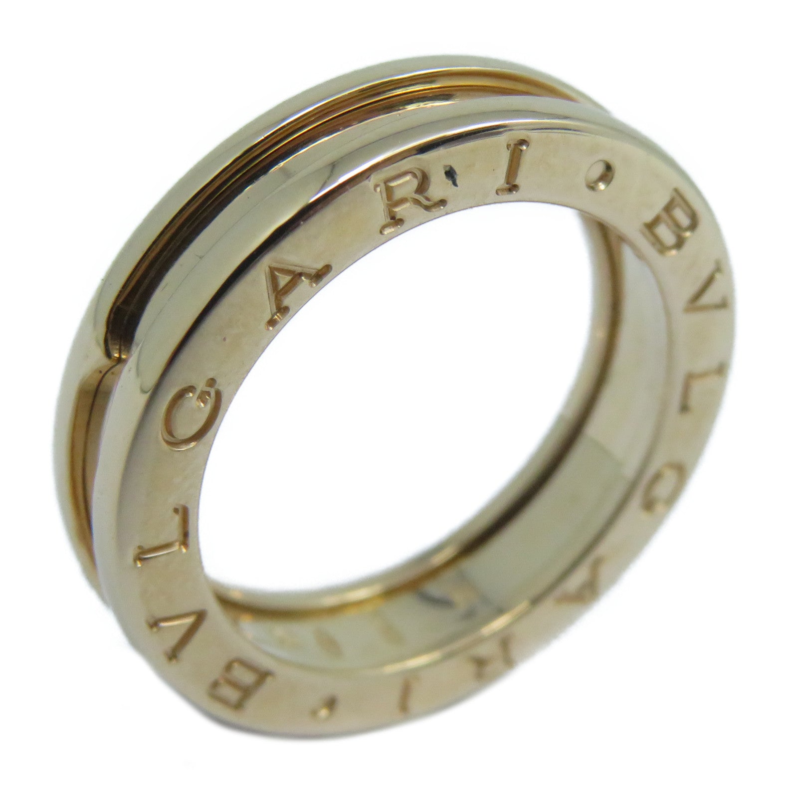 BVLGARI 18K玫瑰金B-Zero.1 Ring戒指BVLGARI#52/US#6
