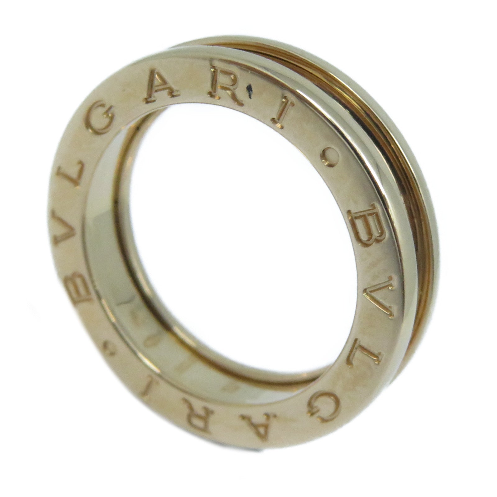 BVLGARI 18K玫瑰金B-Zero.1 Ring戒指BVLGARI#52/US#6