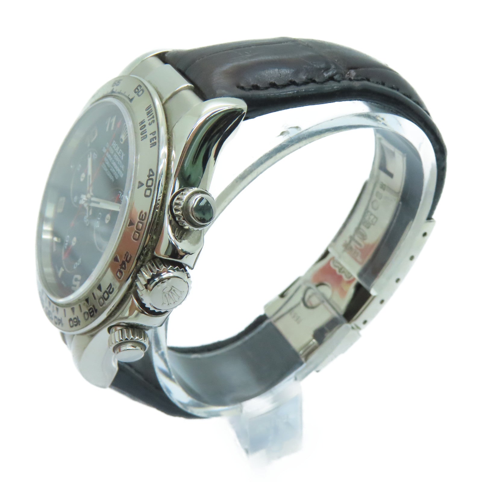 ROLEX Daytona铂金/不锈钢手表自动机芯灰色