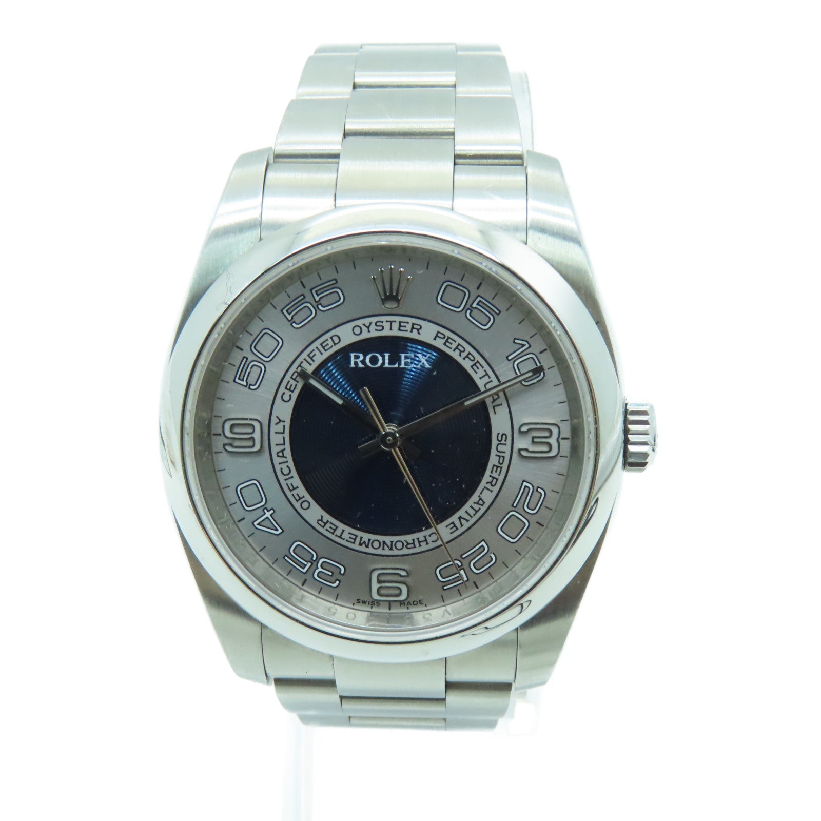 ROLEX Oyster Perpetual 36 不锈钢手表自动机芯蓝色/银色