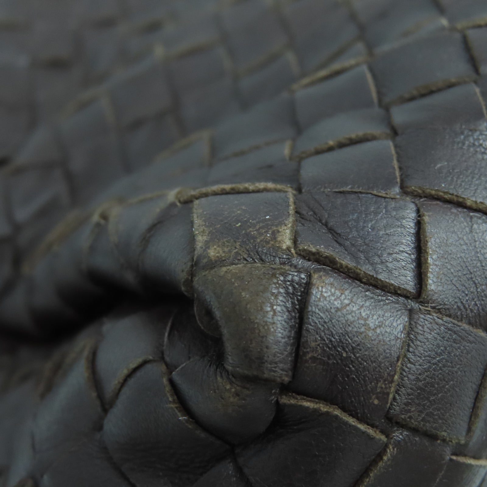BOTTEGA VENETA 羊皮皮革Shoulder Bag銀扣肩背袋棕色