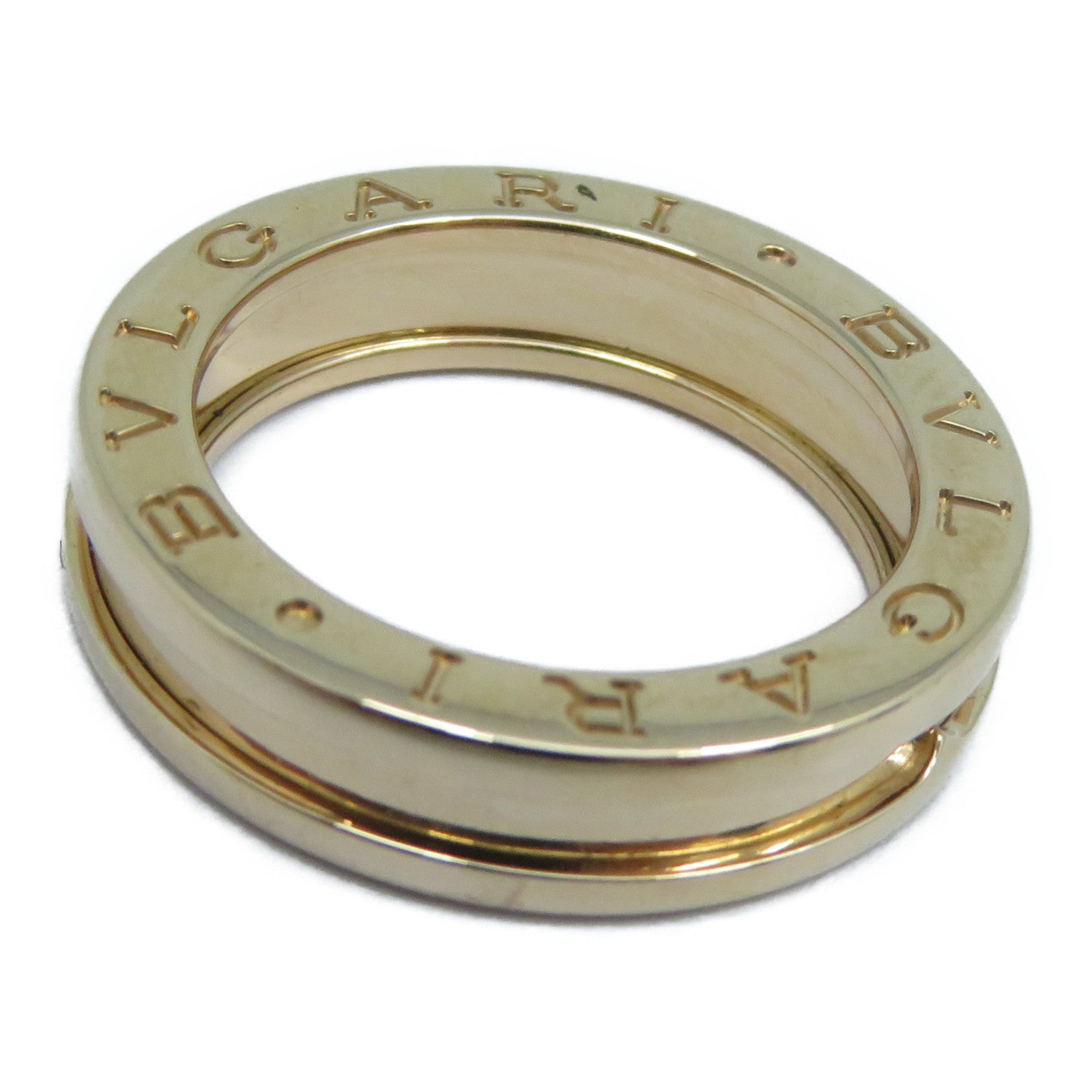 BVLGARI 18K玫瑰金B-Zero.1 Ring戒指BVLGARI#52/US#6