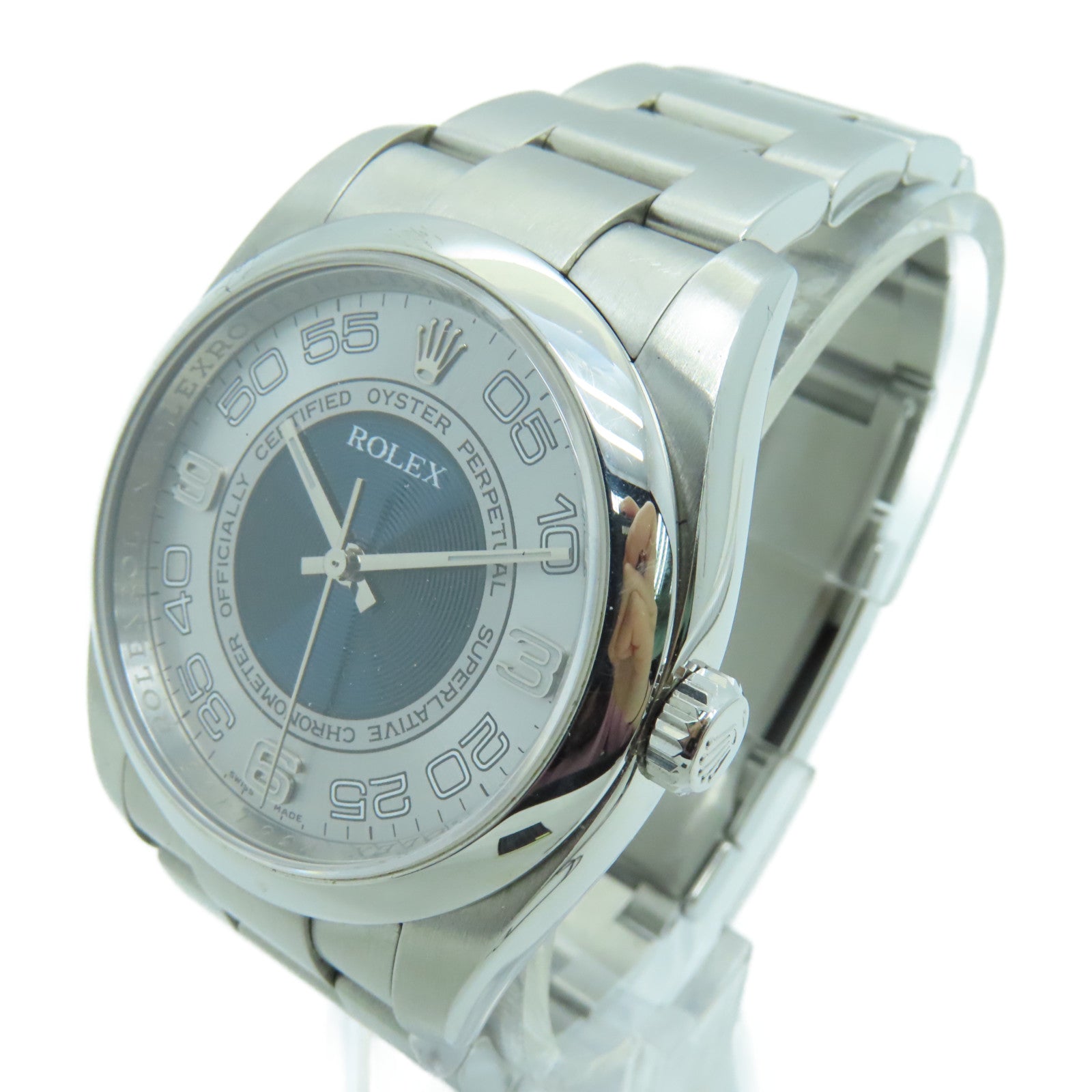 ROLEX Oyster Perpetual 36 不锈钢手表自动机芯蓝色/银色