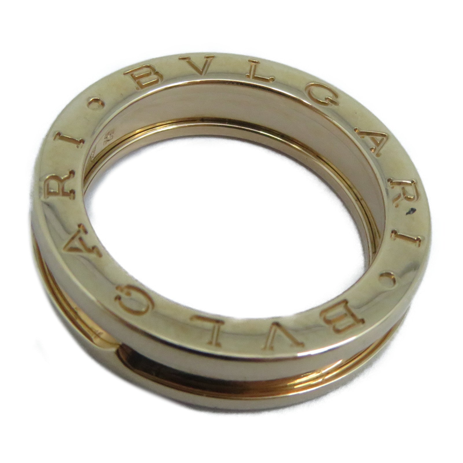 BVLGARI 18K玫瑰金B-Zero.1 Ring戒指BVLGARI#52/US#6
