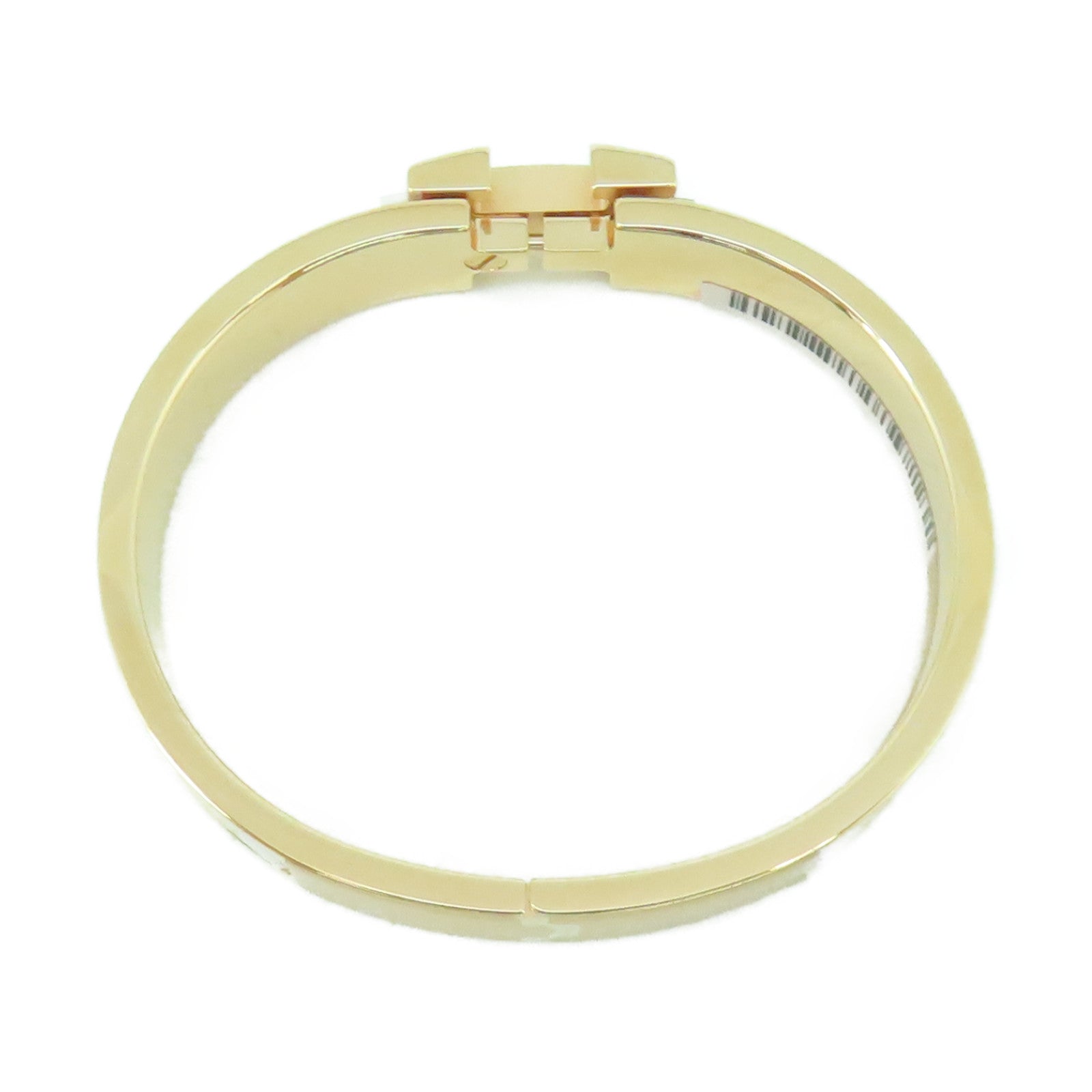 HERMES 金屬H Bangle手環金色