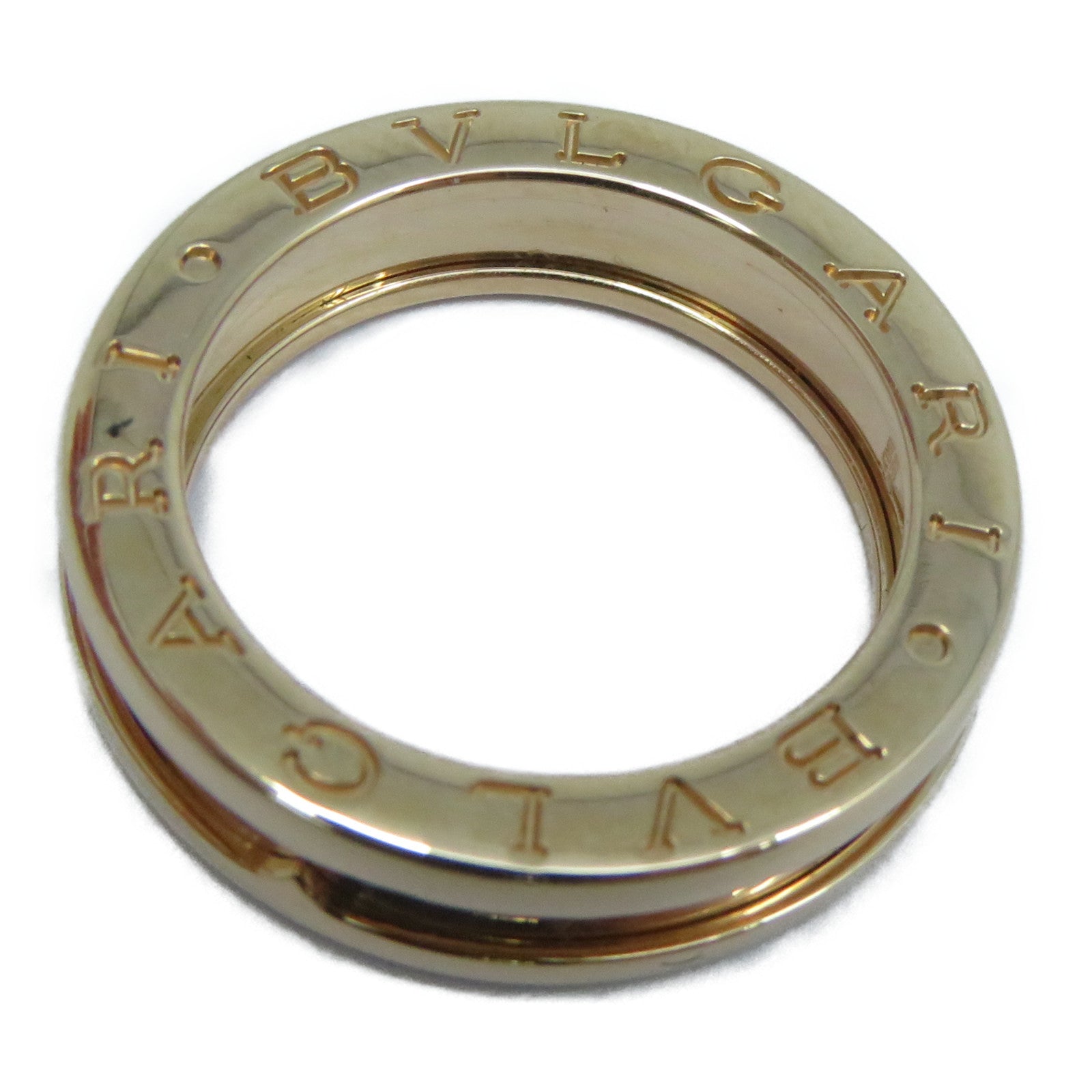 BVLGARI 18K玫瑰金B-Zero.1 Ring戒指BVLGARI#52/US#6