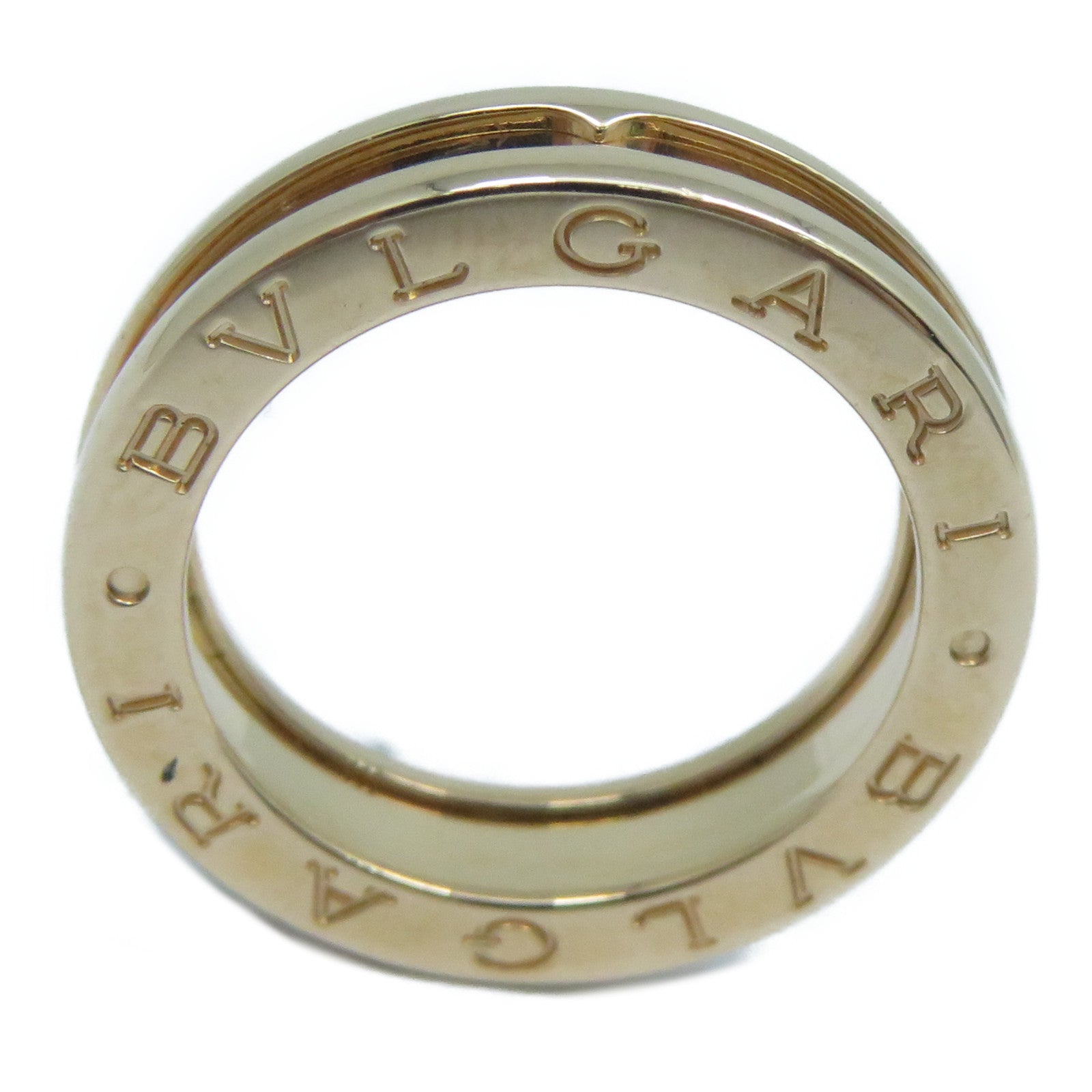 BVLGARI 18K玫瑰金B-Zero.1 Ring戒指BVLGARI#52/US#6