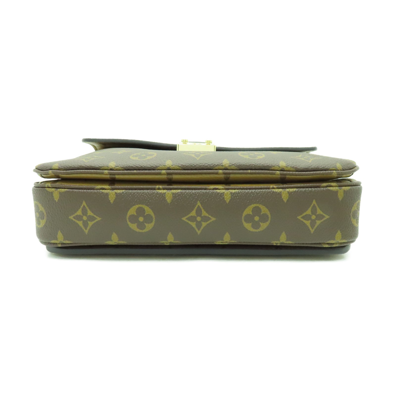 LOUIS VUITTON Monogram Reverse Pochette Metis金扣手挽肩背兩用袋啡色