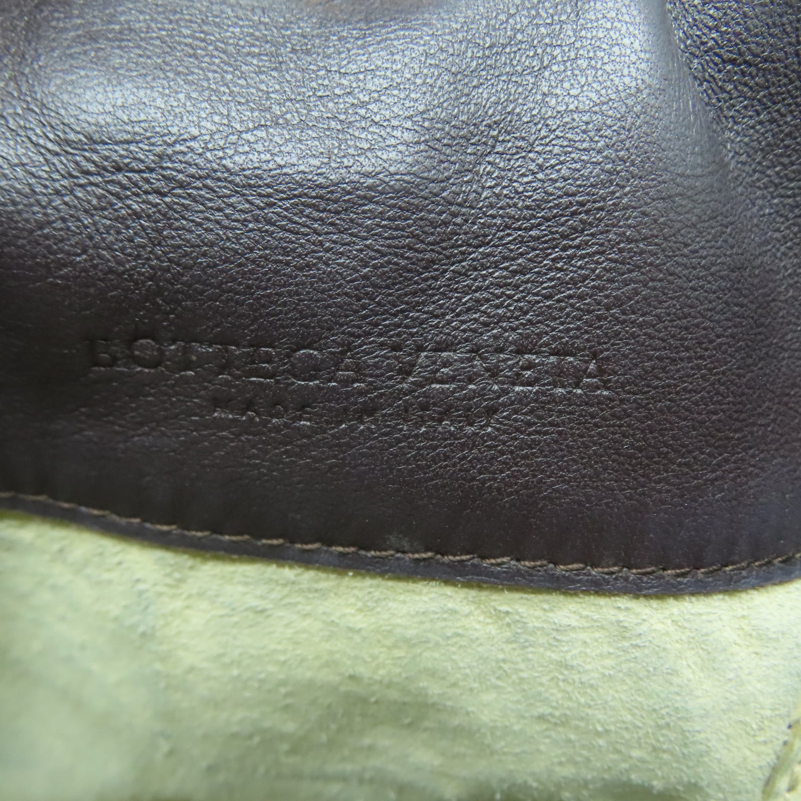 BOTTEGA VENETA 羊皮皮革Shoulder Bag銀扣肩背袋棕色