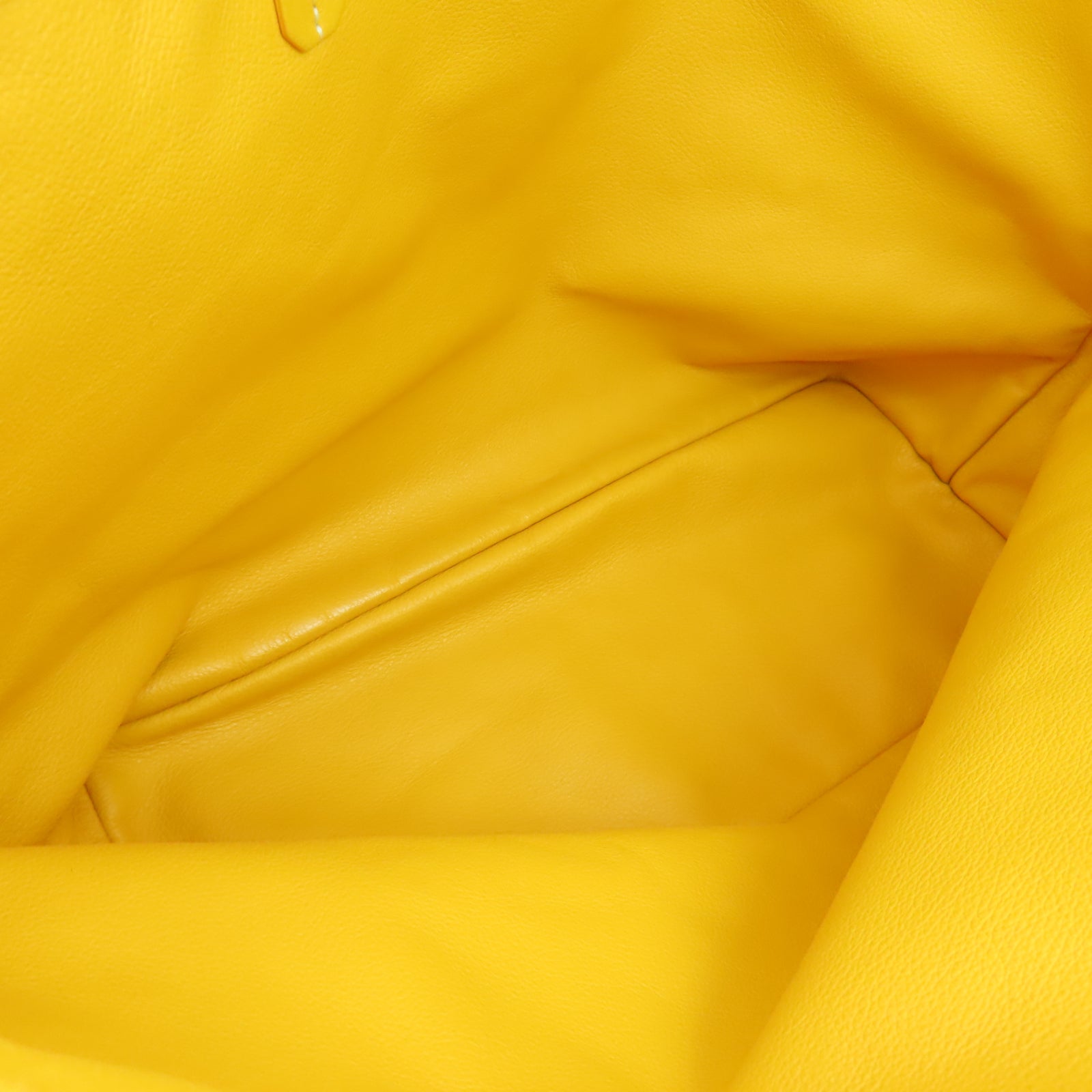 GOYARD coated canvas Anjou PM Bag silver buckle shoulder bag yellow