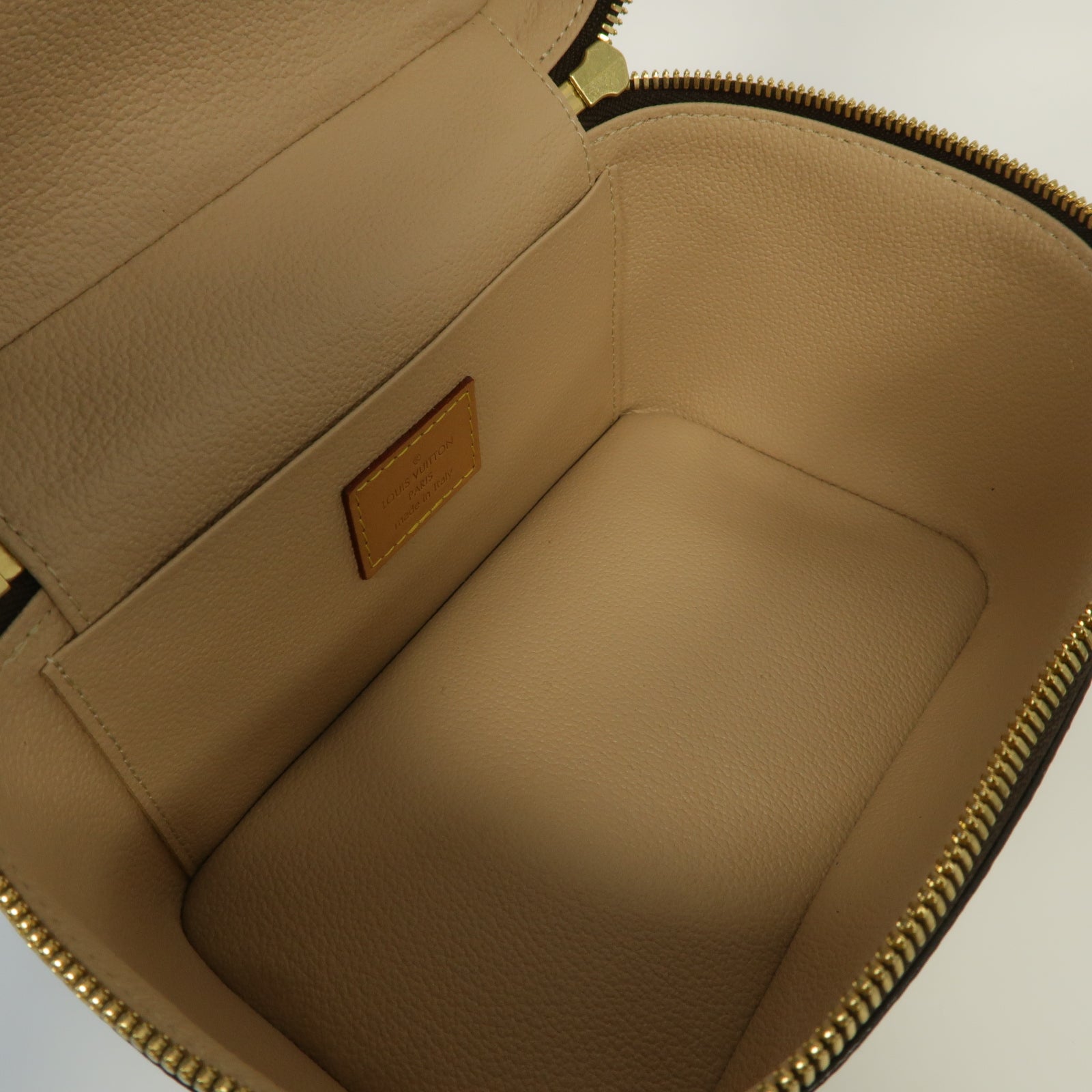 LOUIS VUITTON Monogram Nice Mini金扣化妝袋啡色