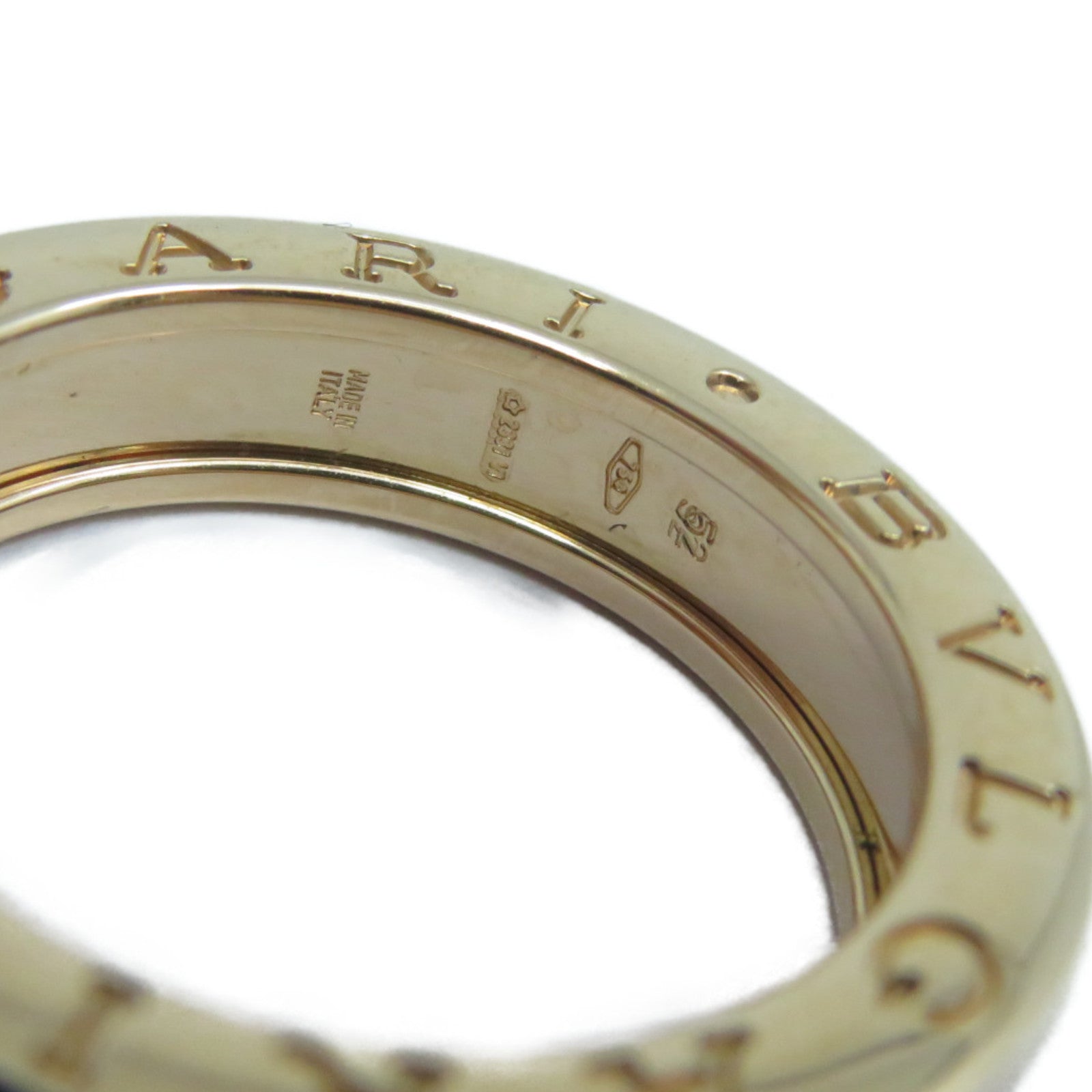 BVLGARI 18K玫瑰金B-Zero.1 Ring戒指BVLGARI#52/US#6