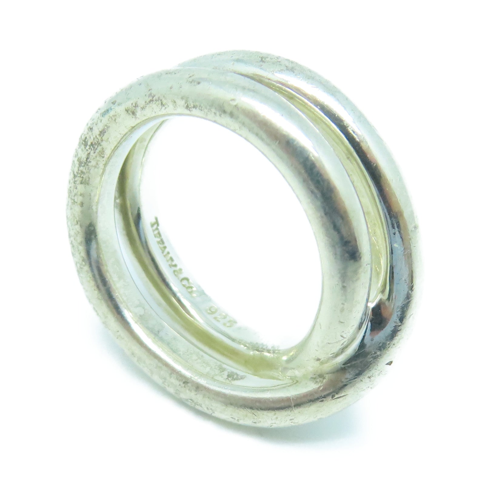 TIFFANY&amp;CO 925 sterling silver Ring US#4.5