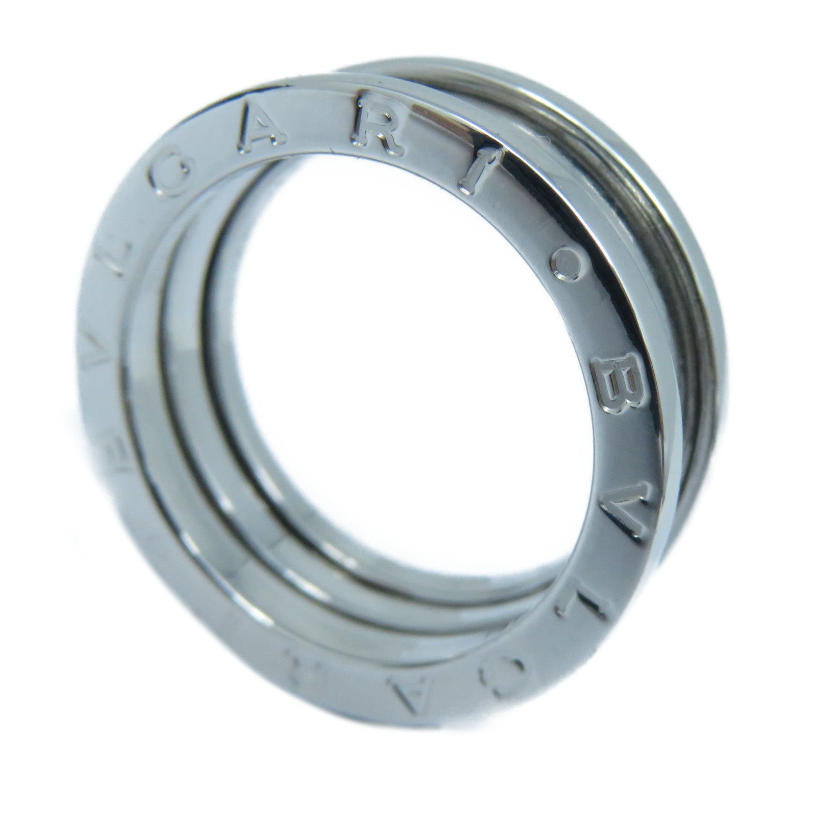 BVLGARI 18K白金B-zero1戒指BVLGARI#56/US#7