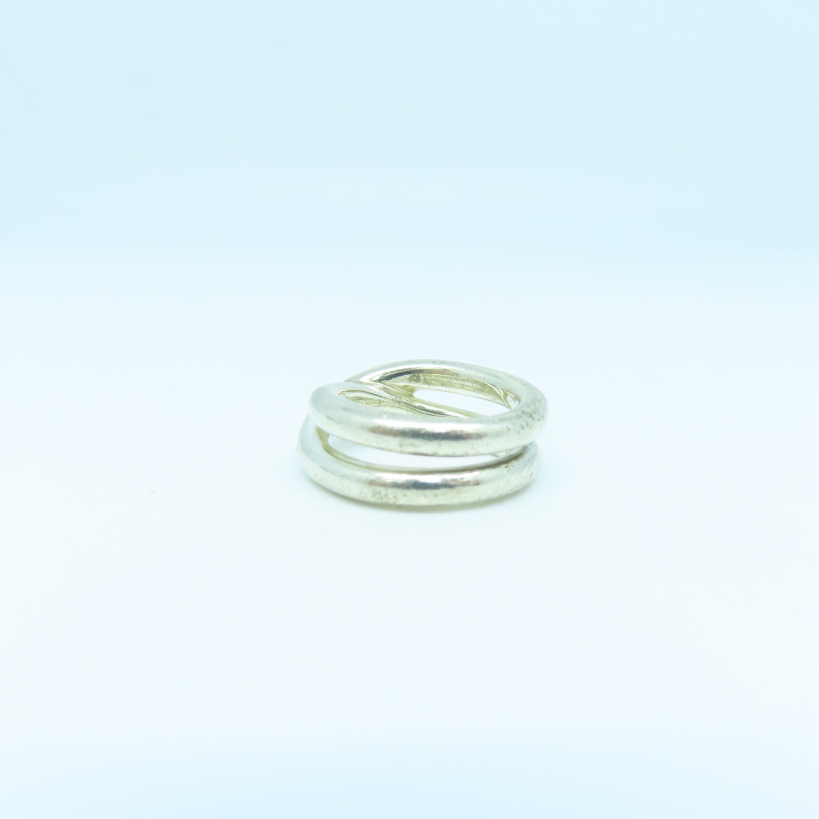 TIFFANY&amp;CO 925 sterling silver Ring US#4.5