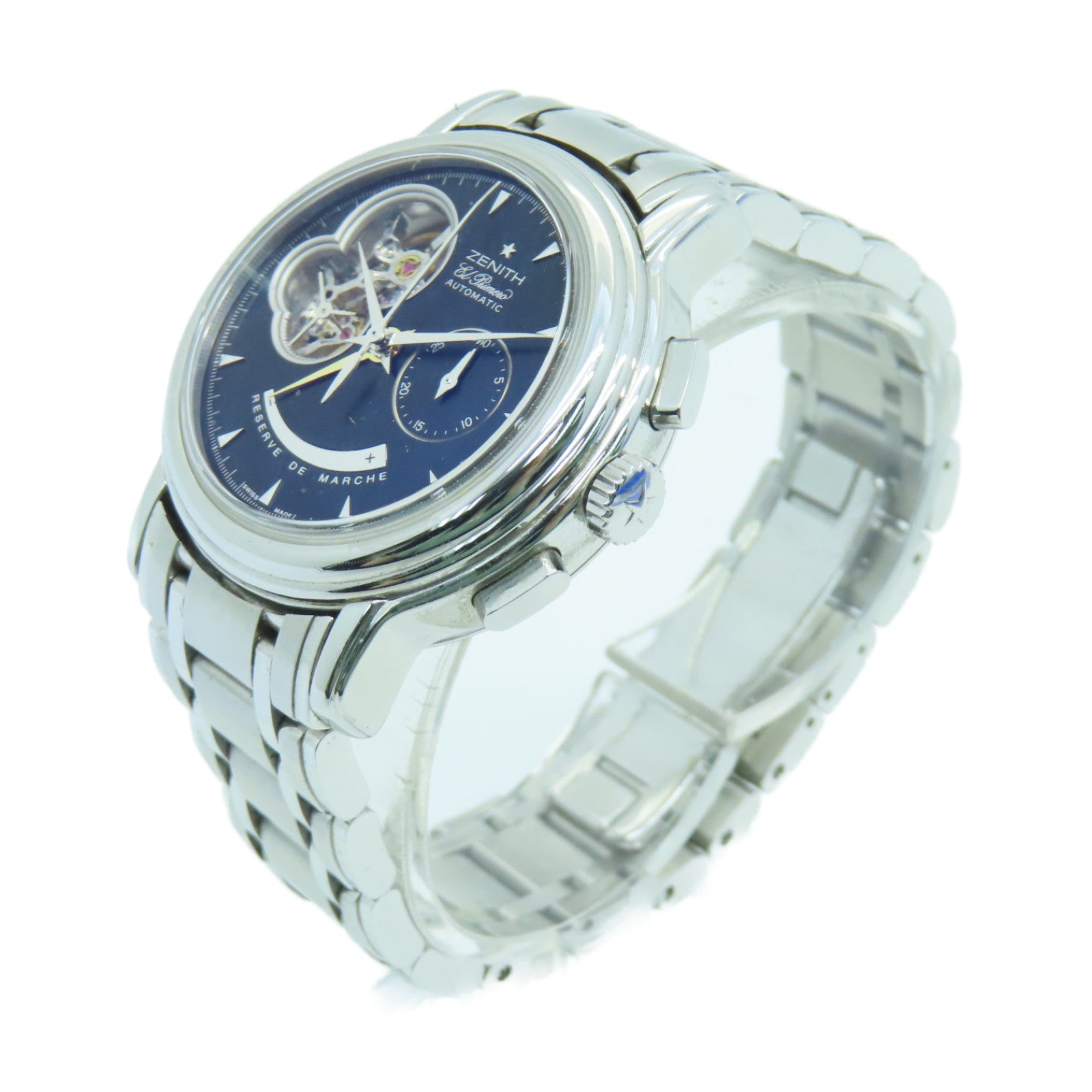 ZENITH Ei Primero Chronomaster不鏽鋼手錶自動機芯深藍色
