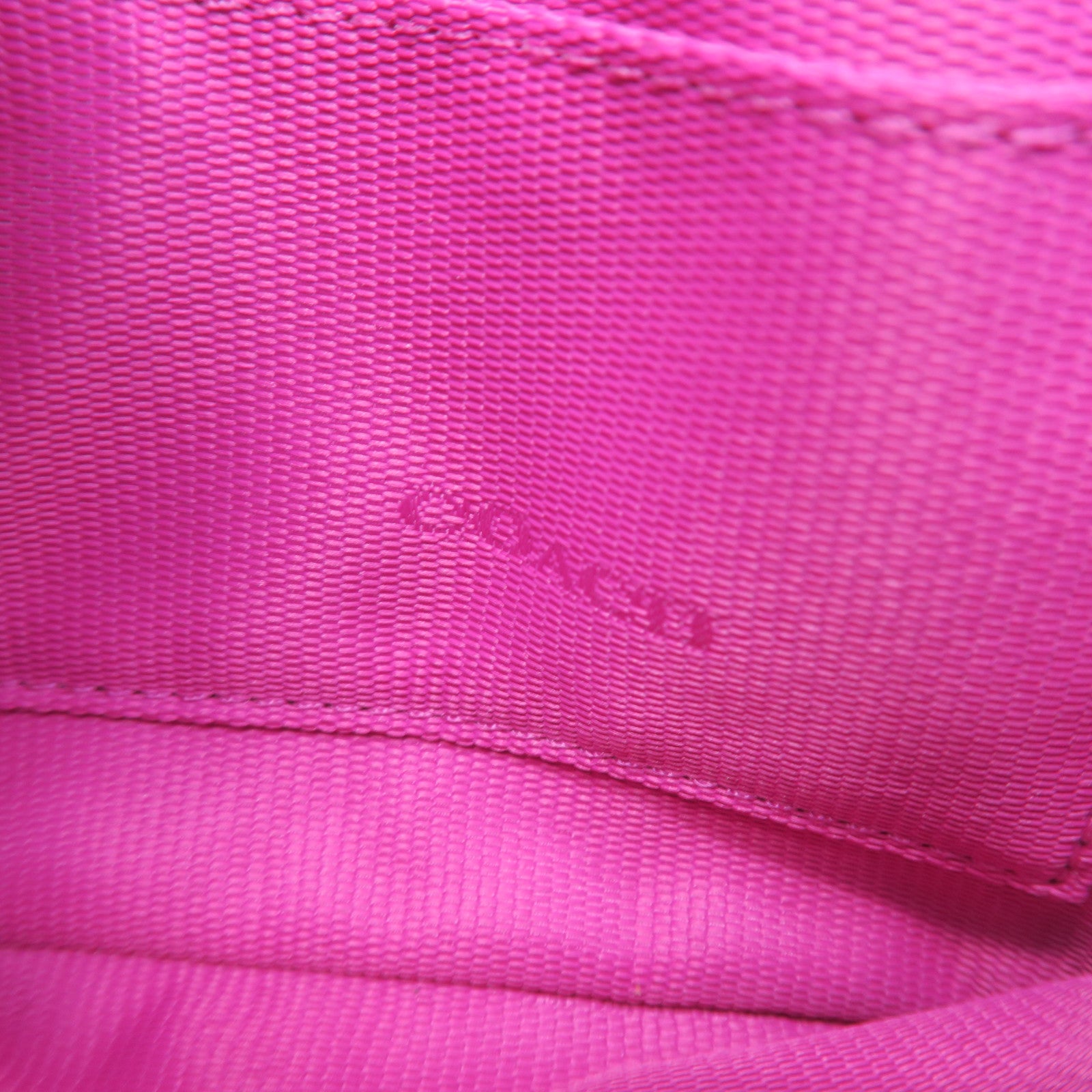 COACH 牛皮皮革Pouch Wallet銀扣手拿包粉紅色