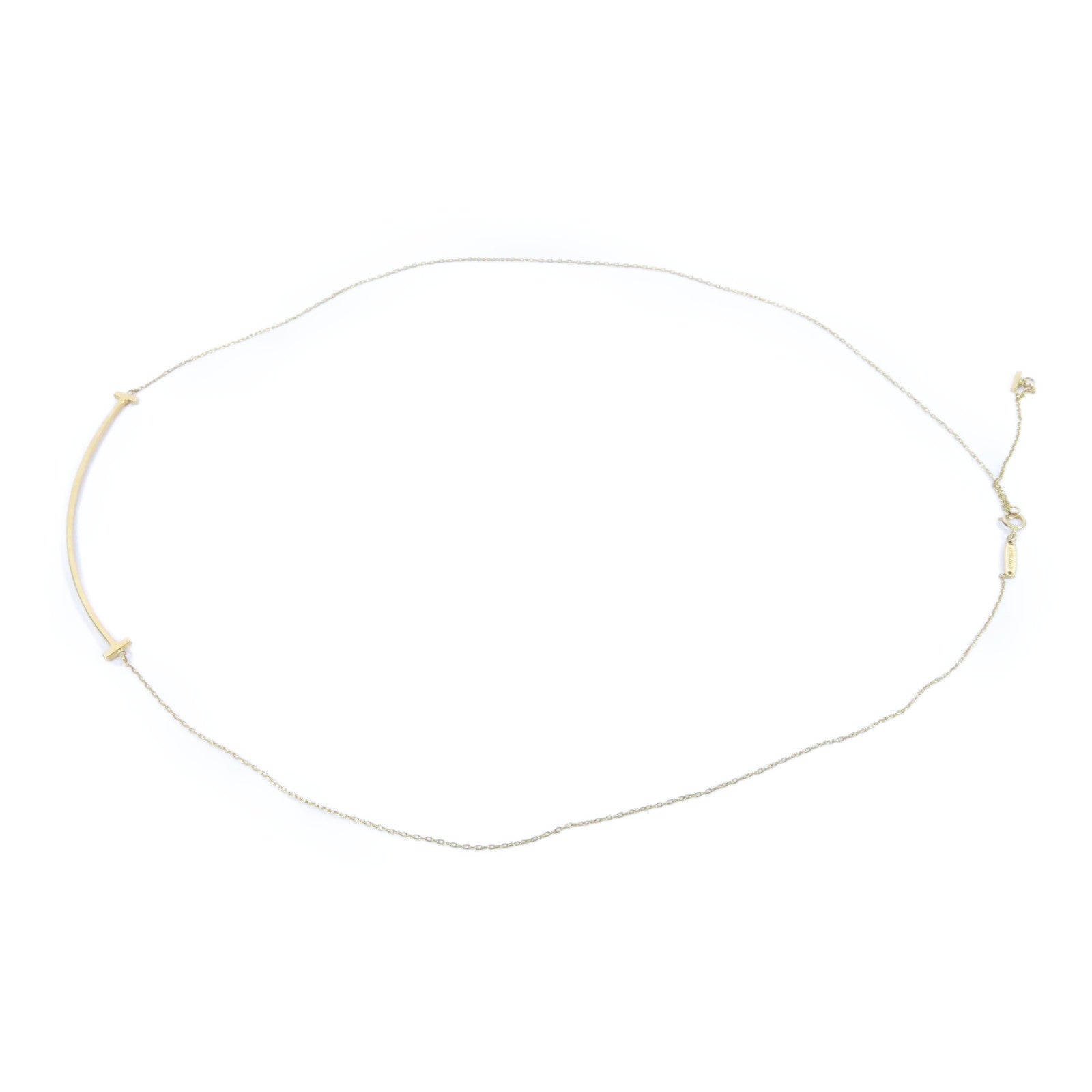 TIFFANY＆CO 18K黃金T Smile Large項鍊