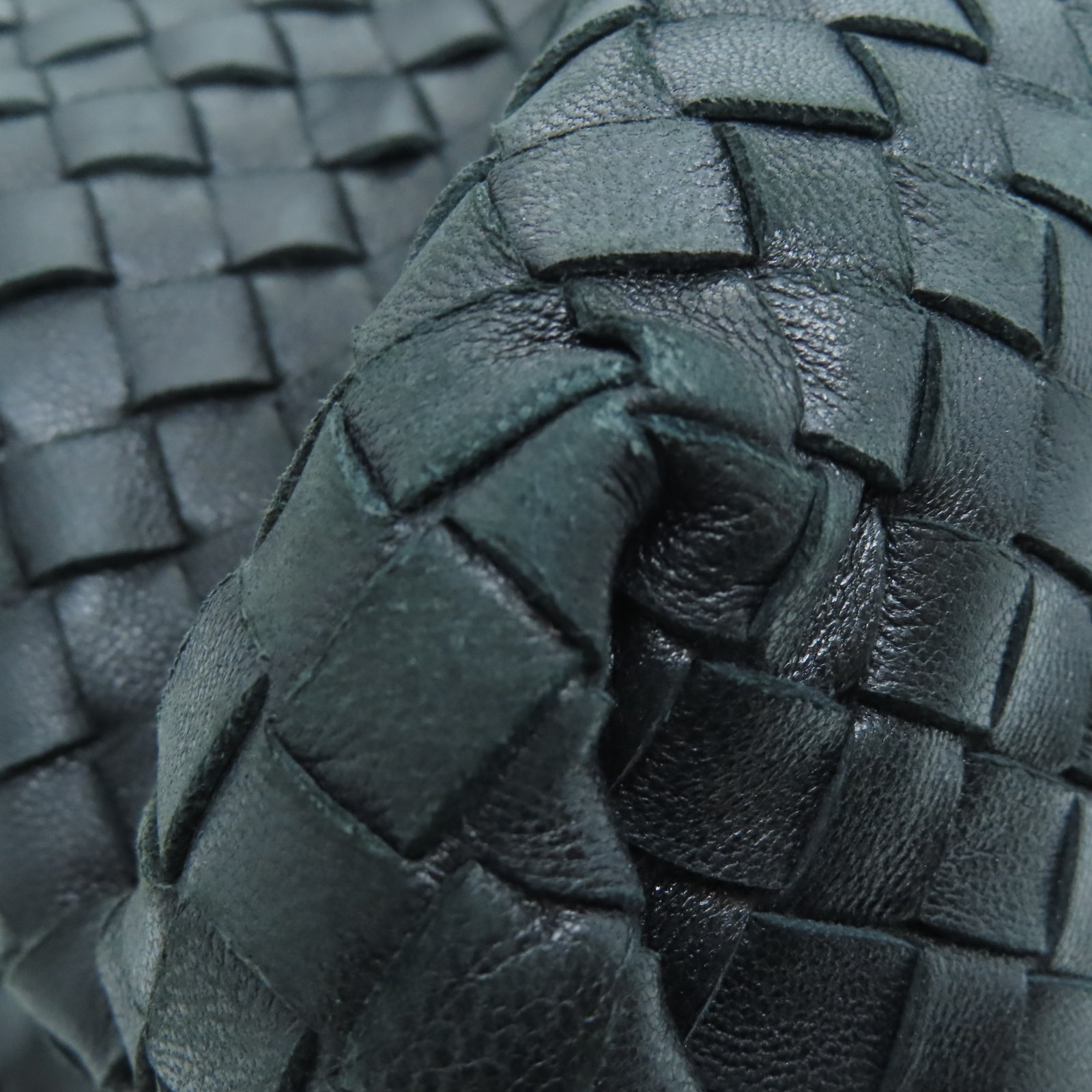 BOTTEGA VENETA 【激減優惠】羊皮皮革Tote Bag金扣手挽袋黑色