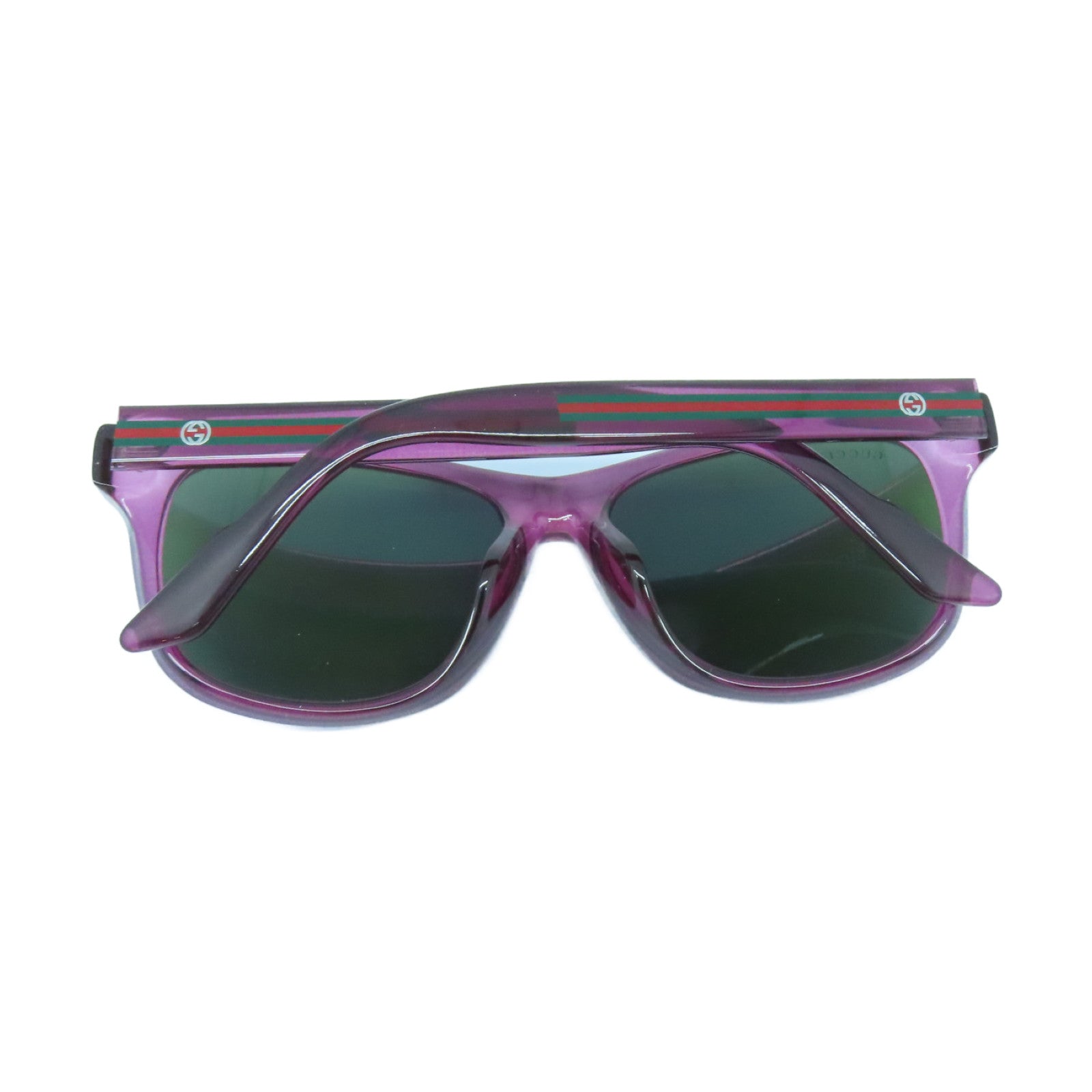GUCCI PVC Sunglasses silver buckle sunglasses purple
